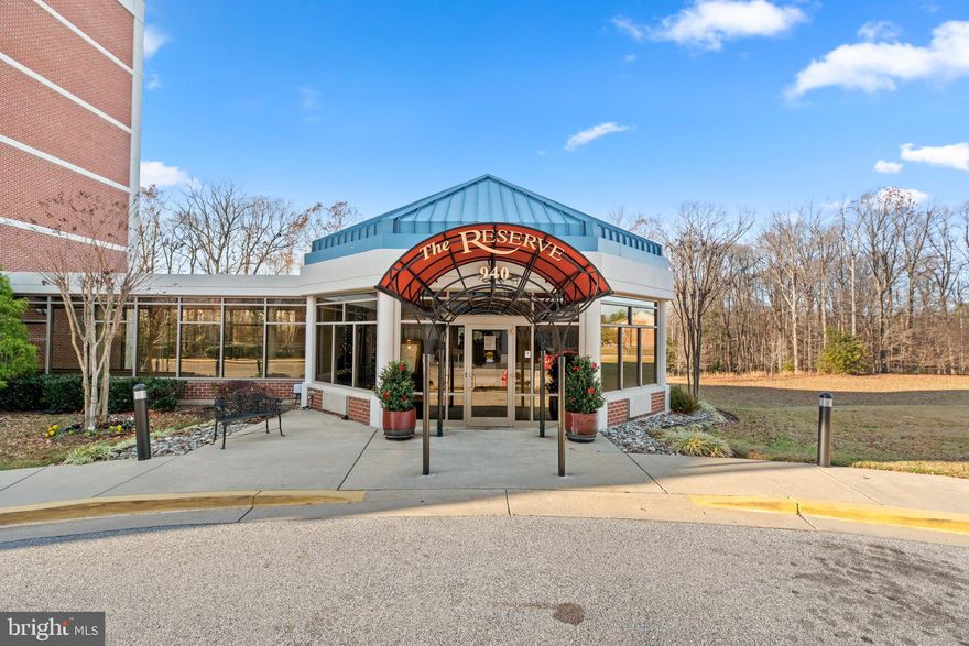 Wonderful Penthouse level condo in the elegant Reserve at Heritage Harbour. Nine foot ceilings welcome you to this beautiful two bedroom, two bath condo. Gorgeous tiger wood floors flow throughout most of the open floor plan.  A large open living room, dining room and sunroom make for great relaxing and entertaining spaces. The bright cooks kitchen has ample counter spaces and features a convenient eat-in area. The large primary bedroom suite boasts a wooded view, walk in closet, dressing area with second walk-in closet and a wonderful en-suite bathroom.  The second bedroom has access to the sunroom and has a wooded view. The second full bathroom and a separate laundry area with brand new washer and dryer just purchased in Feb 2024.  The Reserve at Heritage Harbour has its own beautiful lobby, community room, outdoor patio and storage area. Heritage Harbour is an amenity rich community with a community lodge that is home to a gym, both indoor and outdoor pools, woodworking shop, meeting spaces and much more. The community water access to the South River has space to launch a kayak and take in the scene setting. Walking trails, a lake, tennis courts and golf course are also located    within the community. All of this plus social groups make Heritage Harbour not just a place to live, but a place to thrive.  Buyer will pay at settlement a one time membership fee of  $2,075. Conveniently located and close to Annapolis and nearby attractions, Seller is purchasing a one year American Home Shield home warranty for $605.00 for the buyer. 940 Astern Way # 611 is a wonderful  place to call home!