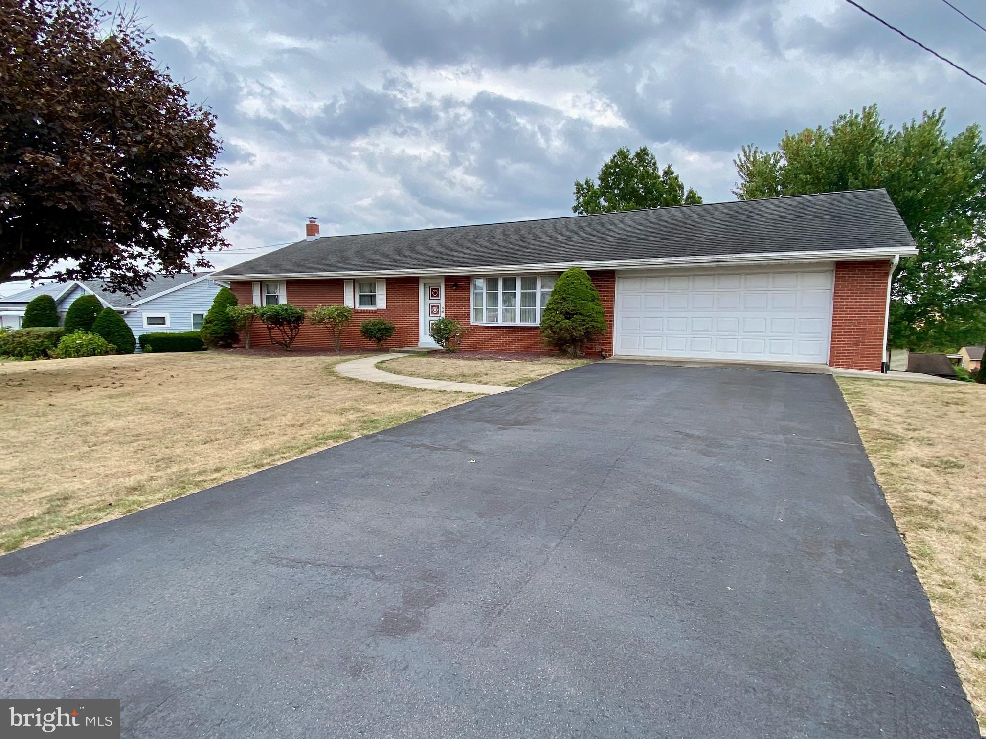 Location, location, location! This 3 bedroom rancher is located out of town and is only the 3rd house from the community park and all the recreational amenities! The rancher has been well maintained over the years and is in move-in condition. The roof has a 40 year shingle and was installed in 2006. Natural light will greet you thru the bow picture window in the living room. The open kitchen/dining room combo features a snack bar area and has 26 cabinets/drawers and another picture window. All the appliances will remain with the property. There is ample closet space throughout as all 3 bedrooms have double closets. The master bedroom has 2 double closets, along with a large half bath attached to it. In the basement, there is a finished area that is perfect for an extra bedroom, rec room, craft room, toy room, etc. There are large windows that provide plenty of natural light. The extra electric range and sink area will be perfect for entertaining during the holidays. There is also a full bath (shower stall) in basement. Other highlights of this property include a new central air in 2025, replacement windows, large rear deck, 2 zone heat, and unfinished basement area that would be perfect for storage or workshop area. This one won't last so call today for a showing!