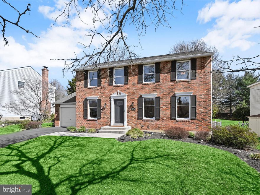 Nestled in Laurel’s desired Cardinal Forest community, this beautiful brick-front colonial offers timeless elegance, modern updates, and the rare advantage of no HOA fees. Sitting on a .32-acre level lot, this home boasts a finished basement, a bright and airy floor plan, and numerous recent upgrades, including a newer water heater and sump pump, 2011 roof, 2016 HVAC, Smart thermostat, new GE Profile WiFi range with air fryer and convection oven, updated flooring, granite countertops, and more!  The sun-drenched living and dining rooms feature elegant accent molding and a brand-new modern chandelier, adding a touch of sophistication. The spacious kitchen is a chef’s delight, offering rich wood cabinetry, sleek granite countertops, stainless-steel appliances, and a cozy dining area with direct deck access—perfect for indoor-outdoor entertaining. A large family room just off the kitchen provides the ideal gathering space.  Upstairs, the luxurious primary suite includes a walk-in closet, a vanity dressing area, and an en suite bath. Three additional generously sized bedrooms and a full bath complete the upper level.  The finished lower level provides fantastic additional living space, featuring a recreation room and a versatile bonus room, ideal for a home theater, gym, or private office.  Step outside to your landscaped, level backyard, backing to mature trees for ultimate privacy. Enjoy outdoor living with a ground-level deck, and the convenience of a handcrafted Amish-built storage shed.   Perfectly situated just off major commuter routes, this home offers easy access to Historic Savage Mill, Laurel, and Fulton, with a vast array of shopping, dining, and entertainment options.  Don’t miss this exceptional opportunity—schedule your private tour today!