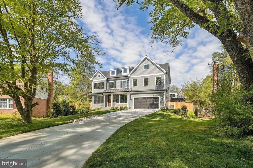 An exceptional opportunity to own a recently constructed luxury residence offering nearly 6,000 square feet of refined living space in one of the most desirable neighborhoods in Bethesda.

Tucked away in the sought after West Bethesda Park community, this elegant home is ideally located just minutes from the vibrant shops, dining, and conveniences of downtown Bethesda, with convenient access to I-495, Washington, D.C., and the Capital Crescent Trail, and within the highly sought after Whitman, Pyle, and Burning Tree school cluster.

Completed in 2024 by the acclaimed Potomac Heritage Homes, this beautifully crafted four level residence showcases thoughtfully designed living space, blending sophisticated design with effortless functionality.

The main level is both refined and welcoming, anchored by a stunning chef’s kitchen featuring two tone European style cabinetry, premium Viking appliances, an expansive island, and a butler’s pantry with wine refrigerator. The kitchen flows seamlessly into the spacious family room with a gas fireplace and opens to a deck overlooking the private backyard, creating a seamless setting for indoor outdoor living and effortless entertaining.

Upstairs, the second level offers four spacious bedroom suites, each with hardwood flooring, walk in closets, and elegantly finished ensuite baths, along with a well-appointed laundry room with generous cabinetry.

The top-level loft provides an inviting and versatile retreat, perfect as a home office, lounge, or playroom, and includes an additional bedroom and full bath, offering wonderful privacy for guests or extended family.

The walk out lower level is designed for entertaining and everyday enjoyment, featuring a large recreation room with a striking wet bar, direct access to the backyard, an additional bedroom and full bath, and a flexible bonus space ideal for a fitness studio, media room, or hobby room.

With six bedrooms, expansive living spaces, and recently constructed quality throughout, this remarkable residence presents a rare opportunity to enjoy modern luxury in one of Bethesda’s most desirable neighborhoods
