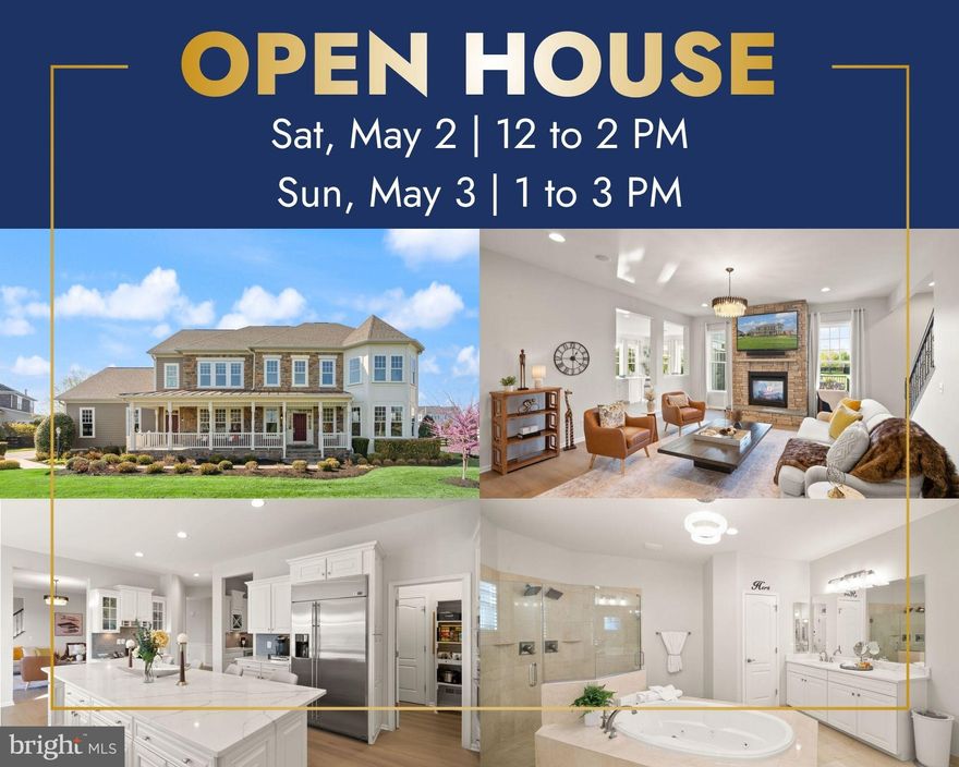 Welcome to a truly exceptional estate in the heart of the prestigious Willowsford community, where classic elegance is beautifully balanced with modern comfort and a seamless connection to indoor and outdoor living. Carefully refreshed and impeccably cared for, this remarkable home offers over 7,600 square feet of thoughtfully designed space—perfect for both elegant gatherings and everyday living.

From the moment you arrive, the home makes a striking first impression, its stately façade and freshly painted exterior hinting at the elegance within. An extended asphalt driveway—designed to accommodate up to eight vehicles—adds both convenience and a sense of arrival, while a generous front porch with a charming friendship door offers a warm entry into the mudroom. Inside, a refreshed interior reveals crisp, newly painted walls, updated flooring across the main level and upper foyer, and new carpeting in the primary suite and lower level. A sweeping staircase with elegant iron railings adds a dramatic, timeless touch.

At the heart of the home, the upgraded gourmet kitchen serves as both a gathering space and a showpiece. Anchored by an extended island, it is ideal for both entertaining and everyday use. The kitchen features new countertops, a new dishwasher, and Monogram appliances, along with a butler’s pantry and walk-through pantry that enhance flow and function. It opens seamlessly to the expansive family room, where custom-built-ins and a dual-sided fireplace create a warm atmosphere enjoyed both indoors and out.

Upstairs, five spacious bedrooms each offer their own full bath, including a luxurious primary suite designed for privacy and comfort. The suite features a sitting area with a fireplace, a spa-like bath with separate vanities, a jacuzzi-style tub, a separate shower, and private enclosed his-and-hers toilet areas. Expansive walk-in closets provide exceptional storage. A builder bump-out enhances the piano room and extends both the upper- and lower-level spaces.

The main level includes a powder room, a dining room with a designer chandelier, a private office with backyard views, and a light-filled breakfast room overlooking the yard.

The fully finished lower level offers a versatile retreat with a refreshed bar area, a large recreation space, a fitness area, generous storage, and a private suite with a bedroom, office, walk-in closet, and full bath—ideal for guests or multigenerational living.

Step outside to a fully fenced backyard designed for relaxation and entertaining, featuring a custom patio, outdoor kitchen with granite countertops, and fire pit.

Additional highlights include a finished garage with upgraded flooring, built-ins at the family entry, two newly installed furnaces, and a 5-Star Energy Rating.