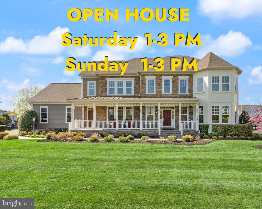 Welcome to a truly exceptional estate in the heart of the prestigious Willowsford community, where classic elegance is beautifully balanced with modern comfort and a seamless connection to indoor and outdoor living. Carefully refreshed and impeccably cared for, this remarkable home offers over 7,600 square feet of thoughtfully designed space—perfect for both elegant gatherings and everyday living.

From the moment you arrive, the home makes a striking first impression, its stately façade and freshly painted exterior hinting at the elegance within. An extended asphalt driveway—designed to accommodate up to eight vehicles—adds both convenience and a sense of arrival, while a generous front porch with a charming friendship door offers a warm entry into the mudroom. Inside, a refreshed interior reveals crisp, newly painted walls, updated flooring across the main level and upper foyer, and new carpeting in the primary suite and lower level. A sweeping staircase with elegant iron railings adds a dramatic, timeless touch.

At the heart of the home, the upgraded gourmet kitchen serves as both a gathering space and a showpiece. Anchored by an extended island, it is ideal for both entertaining and everyday use. The kitchen features new countertops, a new dishwasher, and Monogram appliances, along with a butler’s pantry and walk-through pantry that enhance flow and function. It opens seamlessly to the expansive family room, where custom-built-ins and a dual-sided fireplace create a warm atmosphere enjoyed both indoors and out.

Upstairs, five spacious bedrooms each offer their own full bath, including a luxurious primary suite designed for privacy and comfort. The suite features a sitting area with a fireplace, a spa-like bath with separate vanities, a jacuzzi-style tub, a separate shower, and private enclosed his-and-hers toilet areas. Expansive walk-in closets provide exceptional storage. A builder bump-out enhances the piano room and extends both the upper- and lower-level spaces.

The main level includes a powder room, a dining room with a designer chandelier, a private office with backyard views, and a light-filled breakfast room overlooking the yard.

The fully finished lower level offers a versatile retreat with a refreshed bar area, a large recreation space, a fitness area, generous storage, and a private suite with a bedroom, office, walk-in closet, and full bath—ideal for guests or multigenerational living.

Step outside to a fully fenced backyard designed for relaxation and entertaining, featuring a custom patio, outdoor kitchen with granite countertops, and fire pit.

Additional highlights include a finished garage with upgraded flooring, built-ins at the family entry, two newly installed furnaces, and a 5-Star Energy Rating.