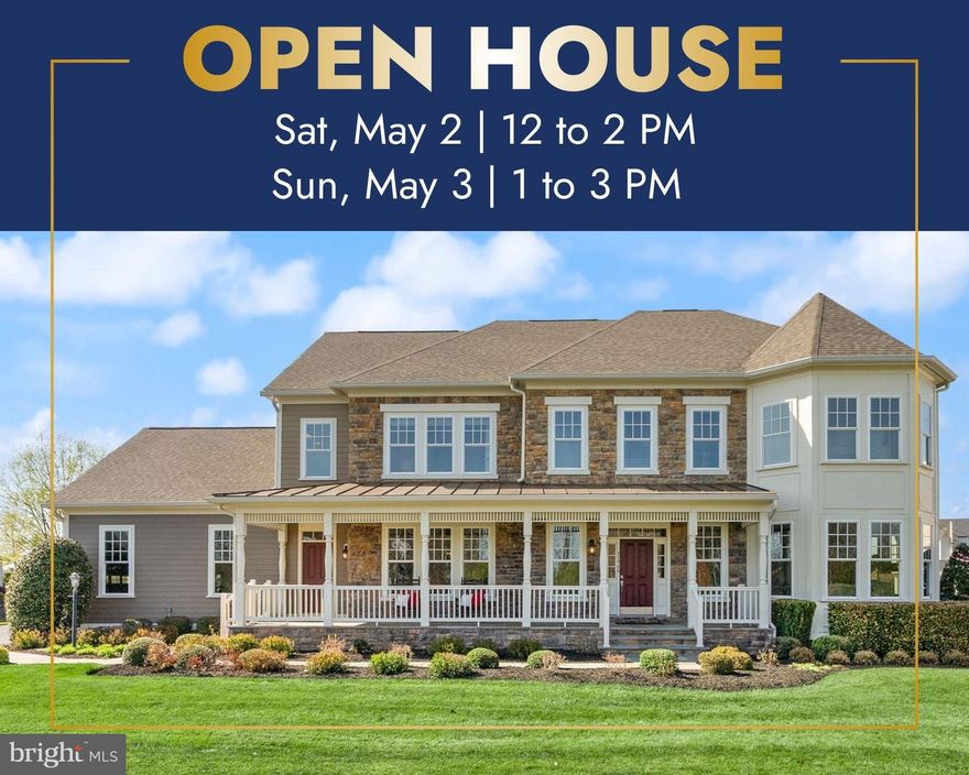 Welcome to a truly exceptional estate in the heart of the prestigious Willowsford community, where classic elegance is beautifully balanced with modern comfort and a seamless connection to indoor and outdoor living. Carefully refreshed and impeccably cared for, this remarkable home offers over 7,600 square feet of thoughtfully designed space—perfect for both elegant gatherings and everyday living.

From the moment you arrive, the home makes a striking first impression, its stately façade and freshly painted exterior hinting at the elegance within. An extended asphalt driveway—designed to accommodate up to eight vehicles—adds both convenience and a sense of arrival, while a generous front porch with a charming friendship door offers a warm entry into the mudroom. Inside, a refreshed interior reveals crisp, newly painted walls, updated flooring across the main level and upper foyer, and new carpeting in the primary suite and lower level. A sweeping staircase with elegant iron railings adds a dramatic, timeless touch.

At the heart of the home, the upgraded gourmet kitchen serves as both a gathering space and a showpiece. Anchored by an extended island, it is ideal for both entertaining and everyday use. The kitchen features new countertops, a new dishwasher, and Monogram appliances, along with a butler’s pantry and walk-through pantry that enhance flow and function. It opens seamlessly to the expansive family room, where custom-built-ins and a dual-sided fireplace create a warm atmosphere enjoyed both indoors and out.

Upstairs, five spacious bedrooms each offer their own full bath, including a luxurious primary suite designed for privacy and comfort. The suite features a sitting area with a fireplace, a spa-like bath with separate vanities, a jacuzzi-style tub, a separate shower, and private enclosed his-and-hers toilet areas. Expansive walk-in closets provide exceptional storage. A builder bump-out enhances the piano room and extends both the upper- and lower-level spaces.

The main level includes a powder room, a dining room with a designer chandelier, a private office with backyard views, and a light-filled breakfast room overlooking the yard.

The fully finished lower level offers a versatile retreat with a refreshed bar area, a large recreation space, a fitness area, generous storage, and a private suite with a bedroom, office, walk-in closet, and full bath—ideal for guests or multigenerational living.

Step outside to a fully fenced backyard designed for relaxation and entertaining, featuring a custom patio, outdoor kitchen with granite countertops, and fire pit.

Additional highlights include a finished garage with upgraded flooring, built-ins at the family entry, two newly installed furnaces, and a 5-Star Energy Rating.