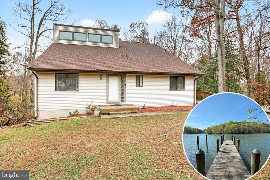 Discover the perfect blend of waterfront living and peaceful privacy in this 3-bedroom, 3-bath home with endless potential. Nestled on nearly an acre lot with mature trees, this property offers direct water access and a newer pier with pylons already in place—ready for you to add your ideal boat lift. A gently graded path wide enough for a golf cart or 4-wheeler makes getting to the water effortless.

Inside, you’ll find beautiful hardwood floors, spacious bedrooms, and a layout ready for your updates and personal touch. The primary bedroom and living room have beautiful high vaulted ceilings that give a luxury feel to this private sanctuary.  The basement offers a beautiful wood burning stove that opens up to space for entertaining. Whether you’re looking to modernize or simply refresh, this home offers an incredible opportunity to create the waterfront retreat you’ve been dreaming of. 

Step outside to a large back deck perfect for morning coffee, evening sunsets, and hosting friends. With ample wooded privacy and room to relax, this outdoor space is truly a highlight.

Bring your vision and unlock the full potential of this exceptional waterfront property—your dream home on the water awaits!