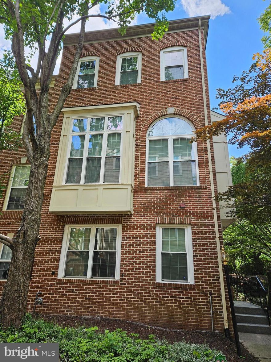 Best of Both Worlds Secluded and Near Rio and Crown! End Unit, 3 plus level 4 Bedroom, LOFT Level, 3 Full Baths and One half bath, and space galore! PET FRIENDLY! AVAILABLE JULY 10TH!  Energy Efficient New Windows, New Roof,  Updated Full Baths, and Refinished oak hardwood floors!  First Level has a Bedroom with on-suite updated full bath with shower.  Washer Dryer and 2 Car Garage only steps away. Upper level includes  Shiny Hardwood floors throughout leading you to the living room, with the warm fireplace, dining area, family room, Kitchen with granite countertops, White cabinets with Pantry, Stainless Steel appliances and eat in area as well.  Enjoy the welcoming  balcony deck. Upper floors include second and third bedrooms with a second full bath.  Top floor has the Primary Bedroom with a walk-in closet, and a Renovated Full bath with soaking tub, separate Shower, and dual sink vanity.  Bonus LOFT Level has Skylights and Open floor plan for a private sitting area. Steps to  Crown, Rio Centers, Restaurants, Shopping, Entertainment and so much more! Minutes to I270 and ICC and Public Transportation.  Pets allowed on a Case by Case Basis with a $50 Monthly Pet Rent, Housing Vouchers Accepted, Link will be provided for online application.