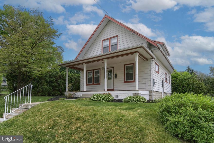 Comfortable and spacious. This classic Cape Cod has good bones, plenty of potential, and a flexible layout with generously sized rooms and closets throughout. The home sits on a sizable lot with mature landscaping, a useful shed, and a two-car driveway providing off-street parking in the rear. The home also offers the possibility for first-floor living with an office space that could easily serve as a fourth bedroom. First-floor laundry is currently in the powder room, but could be relocated to make way for a shower. The kitchen features a walk-in pantry and space for a breakfast table. The second floor has three hall-entered bedrooms, each with their own walk-in closet, along with a full bathroom featuring a double vanity. Central A/C and natural gas heat. Windows have been replaced. Young children will attend Southwest Elementary School. A great opportunity for buyers seeking space, flexibility, and potential. Seize your moment!