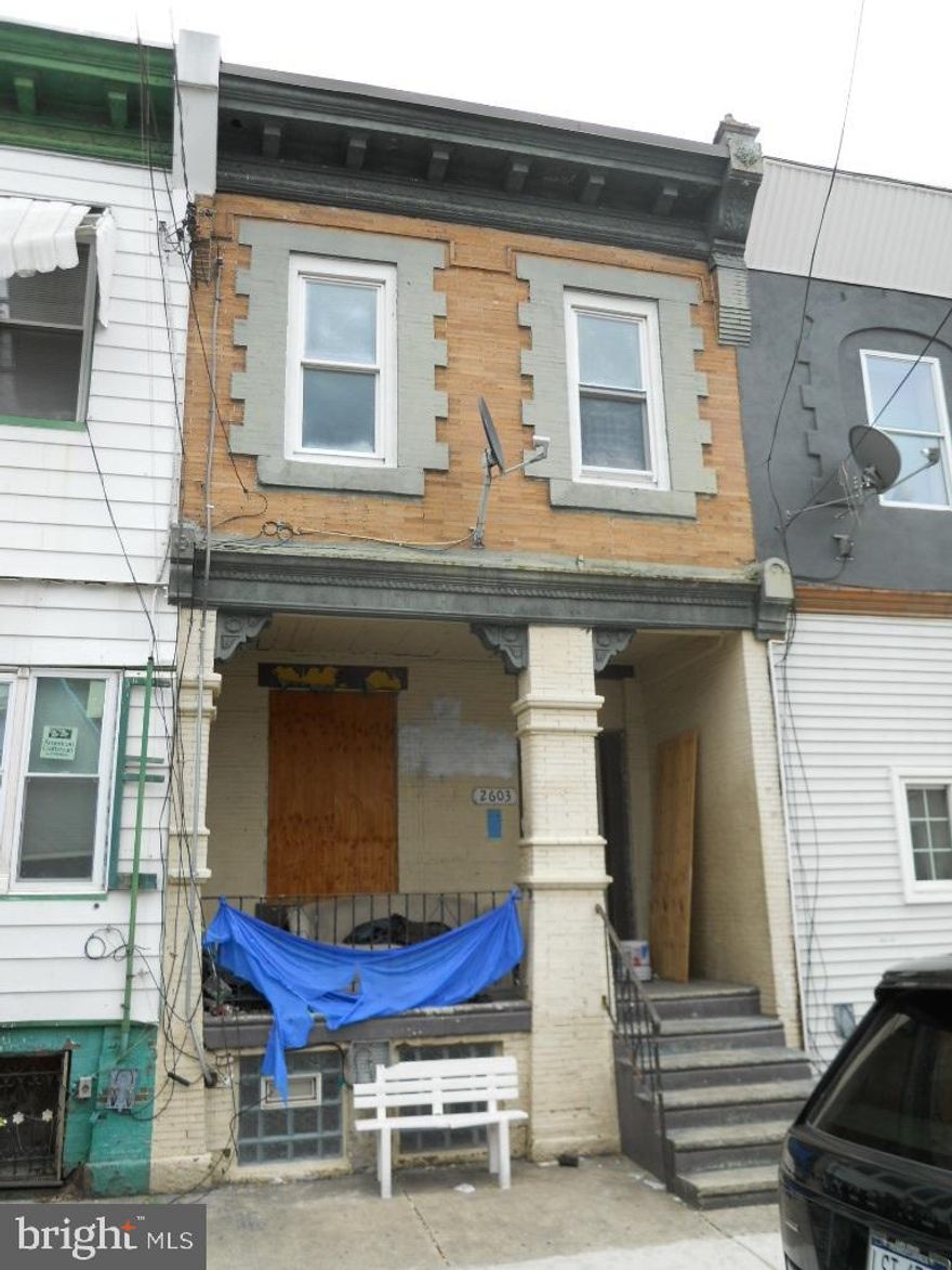 Fantastic opportunity to be a part of the transformation of the lower North Philadelphia area. This is an investment area identified for growth. Invest now in this 2-story townhome zoned as RSA-5 Residential Single-Family Attached - 5. Needs major renovations, exterior inspection only, no entry allowed. Property being sold as-is, where-is. Floor sketch provided for reference and is deemed reliable but not guaranteed. Surrounded by newer construction and is close to public transportation, schools, amenities and employment opportunities. Important - please review purchase offer instructions and disclosures or contact to receive a copy.