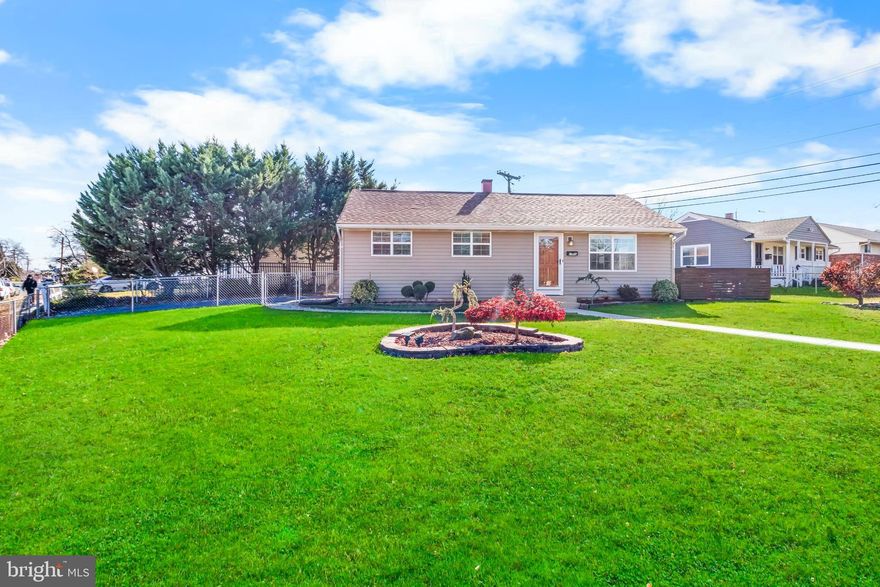 Welcome home to this charming full renovated 4-bedroom, 2-bath corner-lot gem in Laurel. Thoughtfully updated and truly move-in ready, this home features vinyl windows, a 3-year-old roof, new furnace and fresh interior paint throughout.
The bright, modern kitchen boasts newer cabinets, granite countertops, stone backsplash, stainless steel appliances, and a gas stove—perfect for anyone who loves to cook. The kitchen and living/dining areas offer easy-care laminate flooring.
Step outside to your beautifully landscaped, fully fenced yard, complete with a large shed and patio with plenty of room to relax or entertain. A paved multi-car driveway adds convenience.    Unfinished basement provides a laundry area with a new washer/dryer and room for  potential expansion or storage. 
This home checks all the boxes—well-maintained, updated, and ready for its next owner.  Easy access to I-95, Rt. 1, BW Parkway. About 25 minutes to Ft. Meade and University of Maryland. Metro bus just a few blocks away, commuter lot and Marc Rail less than 2 miles away.  Very close to Laurel Town Center, Harris Teeter, Regal Movie Theaters and plenty of dining options. Giant shopping center in walking distance,  also with many places to dine. Playground ( Discovery Community Park) 2 blocks away.  First-time buyers: don’t forget to ask your lender about available down-payment assistance programs and grants!