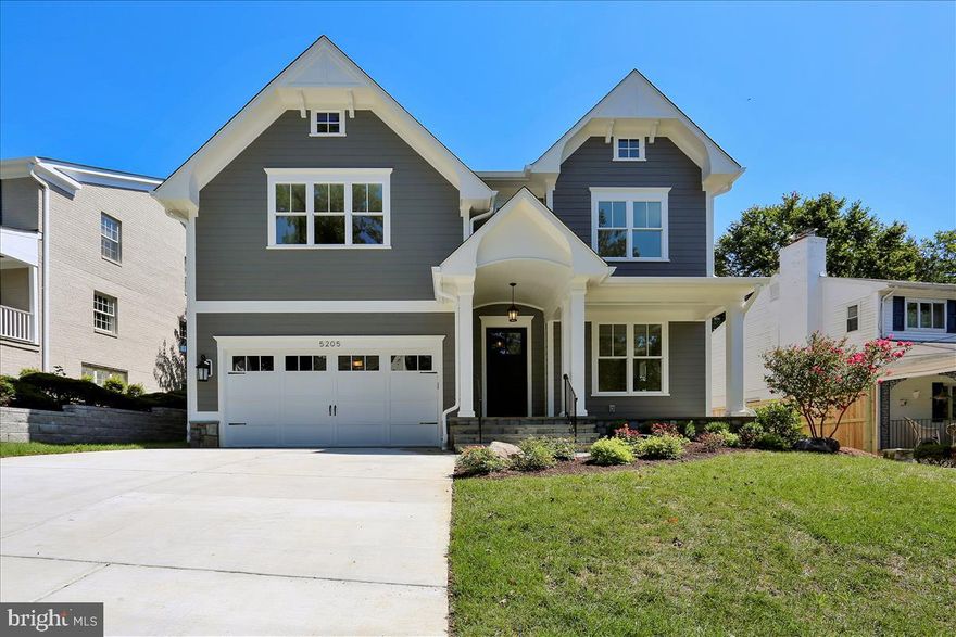 100% Completed! Amazing Arts & Crafts Colonial, built by award-winning Douglas Construction Group (Best Green Builder-Bethesda Magazine) offers 4 fin levels, 6 Bedrooms, 5.5 Bath, 10' ceilings on the main level, Dining Room, Gourmet Chefs Kitchen with large island, Breakfast Room, Living Room, Mud Room, Family Room with Fireplace and Built-Ins. Upper Level I with Owners' Suite with his & her's Walk-In Closets & Master Spa Bath, 3 additional Bedrooms with 2 full Baths (1 Jack & Jill) and large Laundry Room. Loft with 5th Bedroom and full Bath. Lower level includes large Recreation Room, Game Room, 6th Bedroom, full Bath and Storage/Utility Room. Attached 2 car Garage. Close to Capital Crescent Bike Trail, shops, restaurants and in the Wood Acres ES/Pyle MS/Whitman HS Cluster.