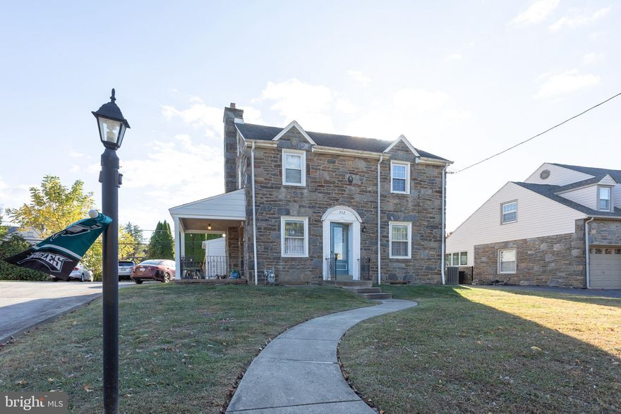 Welcome to 352 Lynbrooke Road! This home boasts 3 bedrooms, 1.5 bathrooms and 1,922 square feet of living space. Before you enter the house, you’ll be welcomed by the delightful porch area, perfect for enjoying your morning coffee. Step inside and be greeted by hardwood floors throughout, a cozy fireplace, and large windows allowing tons of natural light. The kitchen features stainless steel appliances, and tons of wooden cabinetry for storage. Make your way upstairs to find 3 spacious bedrooms with closet space and a full bathroom. Ceiling fans are installed in all bedrooms for a cool and comfortable environment throughout. The unfinished basement offers lots of storage space and adds versatility to the property, providing additional space for recreation. Located in a prime location, benefit from award-winning Springfield schools, including the new Springfield High School and E.T. Richardson Middle School. Enjoy convenient access to the golf course, shopping centers, public transportation, and restaurants, with easy access to all major highways. This home is conveniently located within walking distance to the dining and shops Saxer Ave has to offer, as well as a short commute to I476 and I95. You won't want to miss the opportunity to make this house your home! Schedule your showing today!