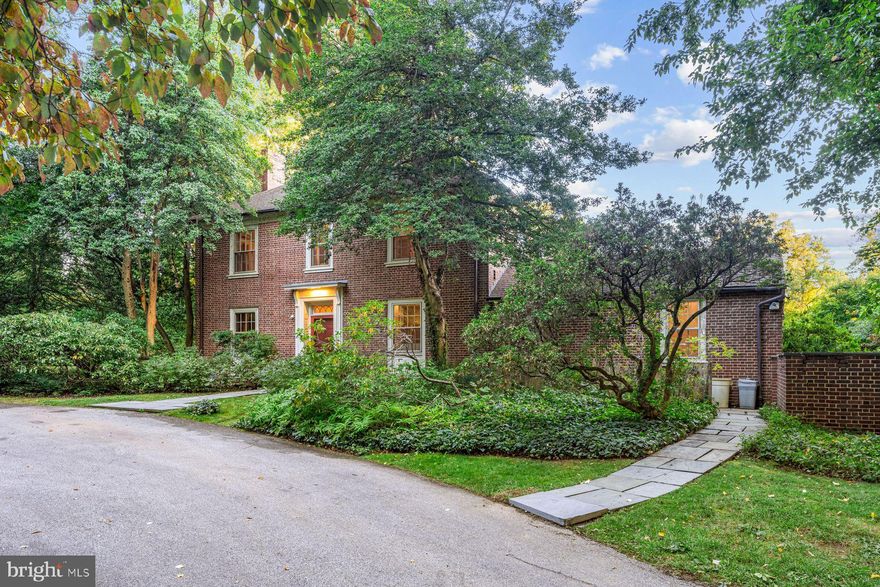 Look no further! Built in 1949 and being offered for the first time in 52 years by its second owners, this charming, sun-filled residence sits on a breathtaking 3.65 acre lot in coveted North-side Bryn Mawr. Endless features include original wide-plank oak floors,  restored millwork, moldings and built-ins throughout, 9+ foot ceilings on the first floor, a welcoming, wide center hall entrance foyer with open views of the glorious grounds, graciously large living and dining rooms opening up to the expansive flagstone terrace with serene views, lovely in-ground pool designed by Andrew Bunting of the PA Horticultural Society, spectacular gardens created by leading botanical designer Gary Smith , cozy library, generous kitchen with breakfast room and an entry level bedroom suite with full bathroom off of the kitchen. The beautiful, tucked staircase with custom rail leads up to an open landing, accessing the spacious primary suite with bright bedroom offering endless views, fireplace, private bathroom, dressing room and additional closets, 3 additional generously sized bedrooms, one with an en-suite half bath and a 3rd full bathroom off the hallway. The dry basement is partially finished with 8+ foot ceiling heights, partially finished space and lots of storage. This incredible property offers endless possibilities for the next lucky owners. Close to renowned public and private schools, countless universities, all forms of transportation, Suburban Square, fabulous shopping and restaurants, clubs, recreational facilities, Center City Philadelphia, Philadelphia International Airport and more. A rare gem!!