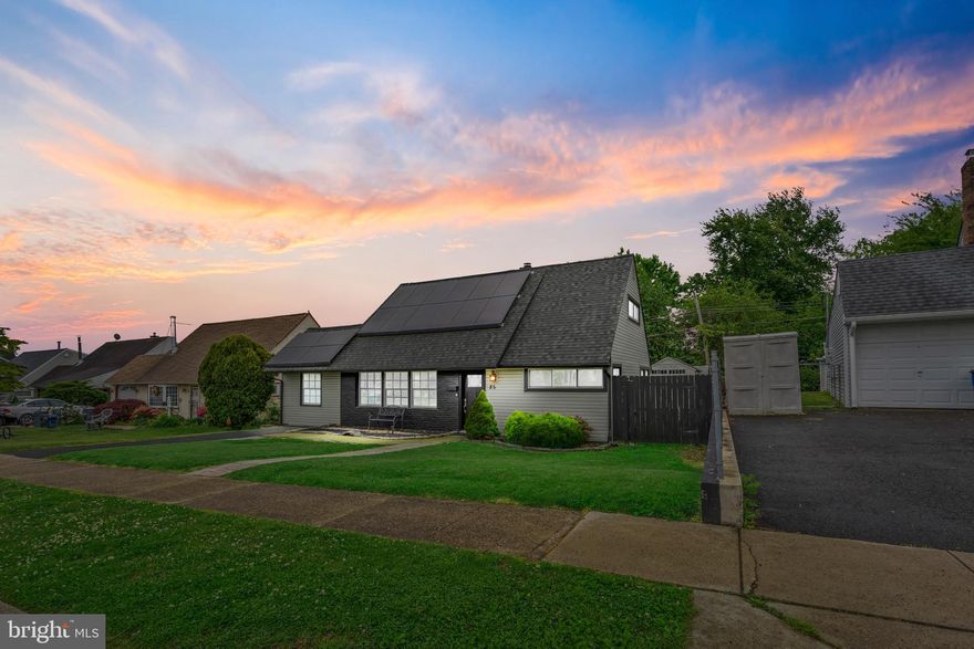 Have you been waiting for the one? Welcome to 85 Buttonwood Lane.

This beautifully updated Cape Cod (Levittowner) sits in the desirable Birch Valley section of Levittown, inside the highly sought-after Pennsbury School District. With 4 bedrooms, 2 full baths, and a long list of smart upgrades, it delivers a rare combination of modern comfort and serious energy efficiency.

Let's start with that efficiency, because it is the headline. The sellers spray foam insulated the entire home, and paired with a solar system financed at just $157 per month, the panels have completely zeroed out the PECO electric bill for the last 24 plus months. The home now produces more energy than it uses. That is real, lasting savings passed straight to the next owner.

Inside, a bright and inviting living room welcomes you with recessed lighting, updated flooring, and natural light pouring in, all with an easy, open flow. A standout bonus room off the first floor, a former garage conversion, adds flexible space for a home office, playroom, or den. The remodeled kitchen and dining area overlook the spacious backyard, making everyday living and entertaining effortless.

The layout offers true flexibility. Two bedrooms and a full bath sit upstairs, creating a private retreat, while the remaining two bedrooms and second full bath are on the main level, perfect for guests, a home office, or single-floor living. Every bedroom is generously sized, and the baths have been updated throughout.
Step outside to an expansive rear yard built for living. Cool off in the above-ground pool, host summer gatherings, plant a garden, or give the kids room to run. The possibilities are endless.

The big-ticket systems are handled too. A new roof in 2021 and central air added in 2019 mean you can move right in with confidence.

Tucked into one of Levittown's most convenient pockets, you are minutes from shopping, dining, and parks, with quick access to I-95, Route 1, and the PA Turnpike for an easy commute.

Homes this thoughtfully updated and this energy efficient do not last. Come see 85 Buttonwood Lane before it is gone.
