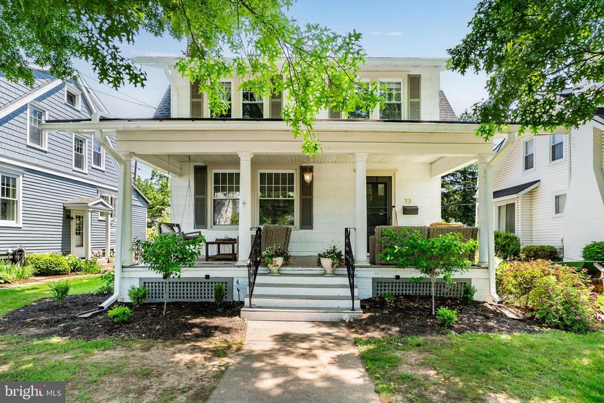 Check out this updated home nestled in the delightful borough of Camp Hill!  You will be charmed from the time you drive up!  Lovely covered front porch opens to a light and bright living room, large enough to hold all your furnishings.  Hardwood floors grace throughout.  Cooking will be fun in the updated modern kitchen with SS appliances, island and quartz counters.  The adjacent dining room offers a separate coffee room/counter storage space.  Convenient and large 1st floor laundry is a plus!  You’ll appreciate the main level half bathroom too!   Four bedrooms and a full bath complete the 2nd level.  Entertaining and relaxing will be a welcome time at the end of the day on the professionally pavered patio.  This spot overlooks a large level backyard with mature shrubs and trees.  Walk to all Camp Hill has to offer, coffee, restaurants, shopping and more.  Don’t delay-call now!