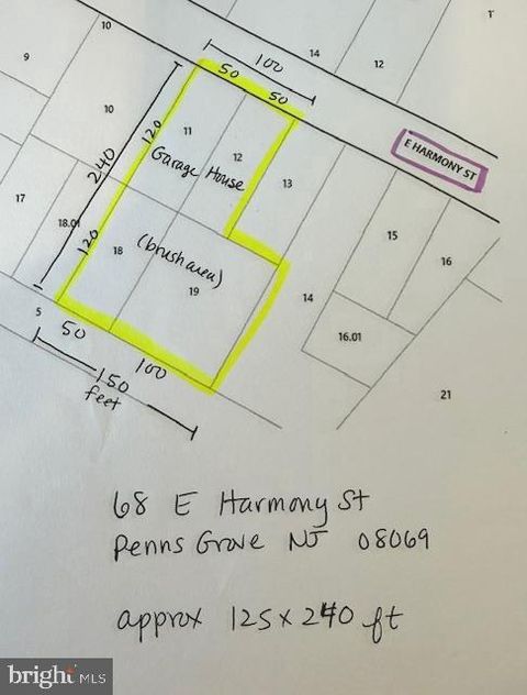 Tiny photo for 68 E Harmony Street, PENNS GROVE, NJ 08069 (MLS # NJSA2018414)