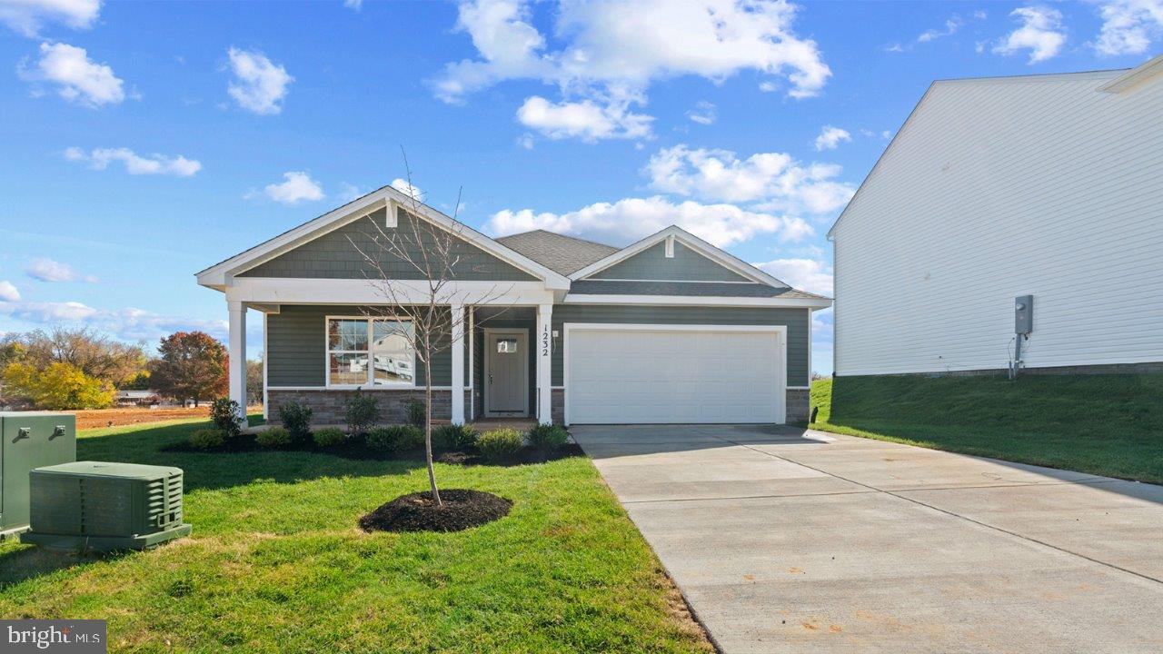 SPECTACULAR 4 BEDROOM RANCHER!!
The Neuville plan features approximately 1,698 square feet, with 4 bedrooms, 2 bathrooms and an open concept layout. This design includes a spacious kitchen and gathering room, perfect for the multi-tasker. At the heart of the kitchen is a grand island where you can enjoy preparing meals while entertaining family and friends. Find comfort and relaxation in your secluded owner’s suite, featuring a walk-in closet and dual vanities. Quality materials and workmanship throughout, with superior attention to detail, plus a one-year builders’ warranty. Your new home also includes our smart home technology package!