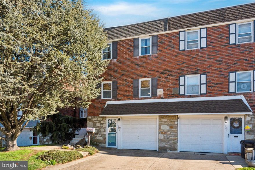 Welcome to this charming twin home located in the highly desirable Holme Circle section of Northeast Philadelphia, tucked away on a quiet cul-de-sac. With its inviting brick exterior and mature landscaping, this home offers both curb appeal and tranquility.

Step inside and be greeted by a newly updated walkway that leads you to the main living area, featuring beautiful hardwood floors. The main level also boasts a modern powder room, perfect for guests, and a spacious mudroom for convenient storage. Fresh, neutral paint in several areas enhances the home’s welcoming atmosphere.

Upstairs, you’ll find brand new carpet on the stairs and in the hallway, as well as a spacious hall bathroom. The updated master bath provides a luxurious retreat with stylish finishes.

This home has been well-maintained, with major updates including a new roof in 2017 and a new water heater in 2024. The backyard is an entertainer’s dream, featuring a beautiful patio and lush landscaping—perfect for enjoying outdoor gatherings.

The finished basement features a cozy gas fireplace and a sliding door that opens directly to the backyard, providing a seamless indoor-outdoor living experience.

With its perfect blend of comfort, style, and functionality, this home is a true gem in the heart of Holme Circle!