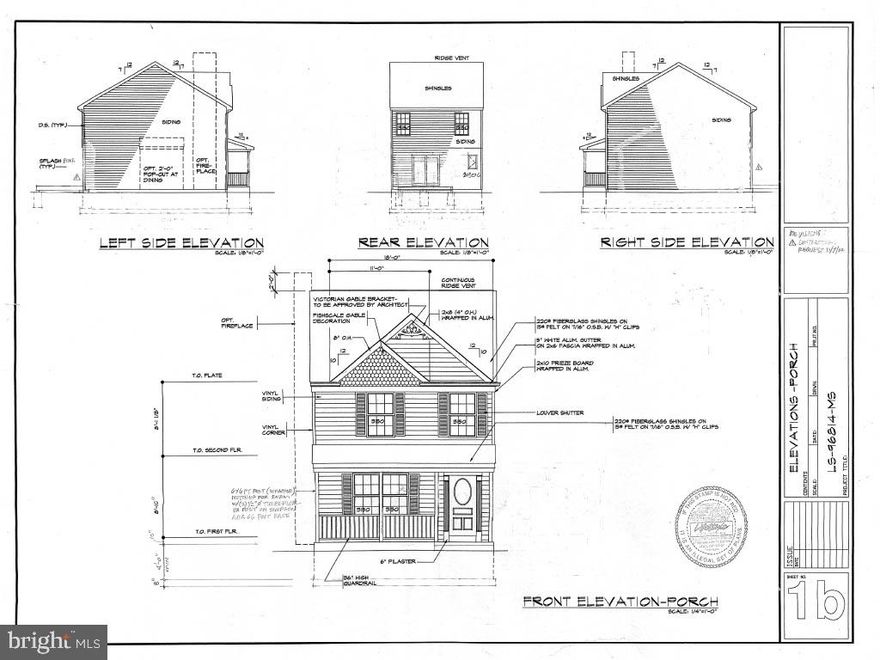 Almost completed 3 bedroom, 2.5 bath home! Main level offers half bath, living room with ceiling fan, dining area, country kitchen, pantry & laundry area.  Second floor features spacious primary bedroom with ceiling fan & large closet & private bath, 2 other bedrooms & full bath.  Laminate flooring throughout on main level. Bedrooms are carpeted & upstairs baths with tile floor.  Covered front porch and low maintenance deck off the kitchen. Buyers to pay transfer stamps.