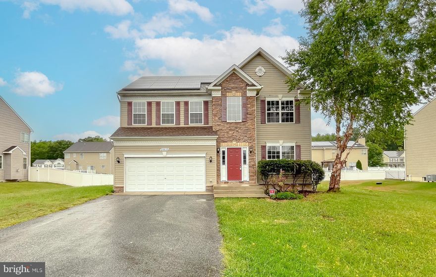 Welcome to this stunning Colonial home located in the desirable subdivision of Cecil Mills. This exquisite property features 4 spacious bedrooms on the upper level, 2 full baths, and 1 half bath, offering ample space for family and guests. The lower level offers an additional bedroom and bath, providing an option for a separate living space or potential rental income.
The location is IDEAL: Easy access to Rte 5 and Great Mills Road, 7.2 miles to Pax River NAS, and 10 miles to Historic Leonardtown Square. As you step inside, you'll be greeted by a beautifully designed open space that seamlessly connects the kitchen and family room, perfect for entertaining and everyday living. The family room is equipped with surround sound wiring, ensuring an immersive audio experience, and this feature extends to the basement as well, enhancing your entertainment options throughout the home.

The heart of the home, the kitchen, boasts modern amenities and opens onto a lovely deck, providing an ideal spot for outdoor dining and relaxation. The exterior of the home combines partial stone and vinyl, adding to its charming curb appeal. Situated within minutes of the PAX Naval Base, diverse restaurants, and excellent shopping, this home offers convenient access to all that Southern Maryland has to offer. Whether you're looking to enjoy local dining, shopping options, or the scenic beauty of the area, this location has it all.
Don't miss the opportunity to make this beautiful Colonial home yours. Schedule a showing today and experience the best of Southern Maryland living!