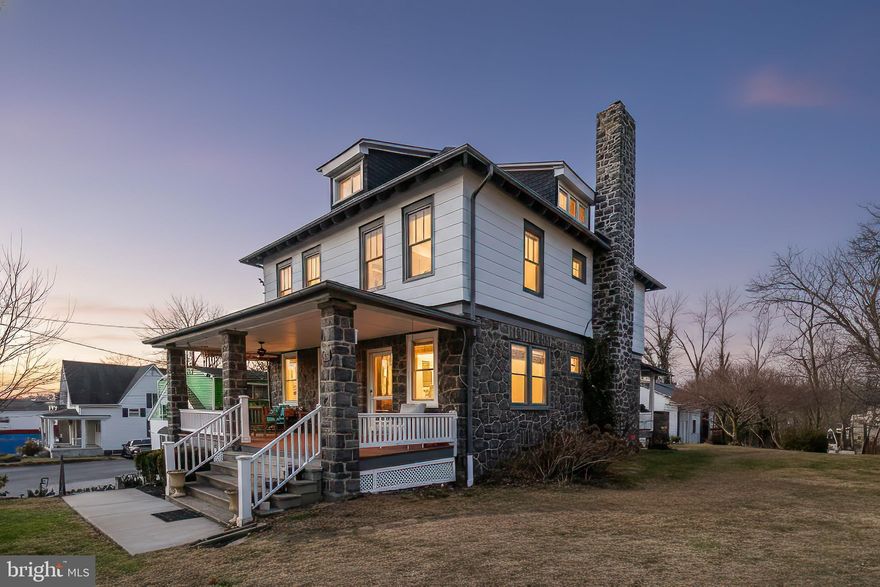 Step into the timeless elegance of this stunning 1910 Craftsman-style home, boasting exquisite details and modern upgrades that blend seamlessly with its historic charm. With 5 spacious bedrooms and beautifully restored oak floors throughout, this home is a masterpiece of exceptional craftsmanship, highlighted by intricate railings and ceiling moldings.

The heart of this home is the completely remodeled kitchen, featuring custom-made inset cabinetry, under-cabinet lighting, and chef's grade appliances, including a Hallman professional stove, GE Café refrigerator, Bosch dishwasher, and Sharp microwave. This culinary haven promises to inspire your inner chef.

Recent enhancements bring contemporary convenience and luxury, including refinished hardwood floors, a remodeled laundry room and half bath with underfloor radiant heat, and an innovative LG WashTower. The living room is graced by a Pella Architectural Series sound-proof picture window, ensuring tranquility.

Outdoor living is elevated with a custom 25’ x 35’ four-car garage, complete with water, gas, electric, epoxy floor, a 110v sub-panel, heaters, and high ceilings—perfect for car enthusiasts or additional workshop space. The expanded driveway, with a full turnaround and custom stone retaining wall, offers exceptional convenience.

The meticulously landscaped yard, regraded for storm-water management, is adorned with three-level privacy landscaping, featuring double rows of arborvitae and rhododendrons. Exceptional updates include the complete replacement of hot-water radiator piping and valves, and the installation of Pella sound-proof windows on the second floor.

This home encapsulates historic charm with modern luxury, offering a unique and unparalleled living experience. Don't miss the opportunity to own this impeccable piece of architectural history, enhanced for contemporary living.