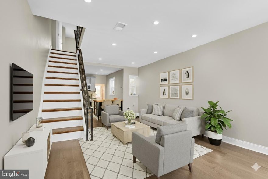 Modern 2-Bedroom Home in the Heart of Whitman, South Philadelphia

Welcome to this beautifully renovated 2-bedroom, 2.5-bathroom home located in the sought-after Whitman neighborhood of South Philadelphia.  Step inside to discover an open-concept main floor featuring sleek hardwood floors, a contemporary kitchen outfitted with stainless steel appliances and a convenient half bathroom—perfect for guests and everyday use.

Upstairs, you'll find two bedrooms and two full bathrooms, including a private en-suite in the primary bedroom—perfect for added comfort and privacy.

The finished basement provides valuable additional living space, complete with a laundry area—ideal for a home office, workout room, or den. Step outside to your private backyard, perfect for relaxing and entertaining,

The location of this home provides easy access to shopping, dining, public transit, and I-95.  This home offers the best of city living in one of South Philly’s most desirable neighborhoods.