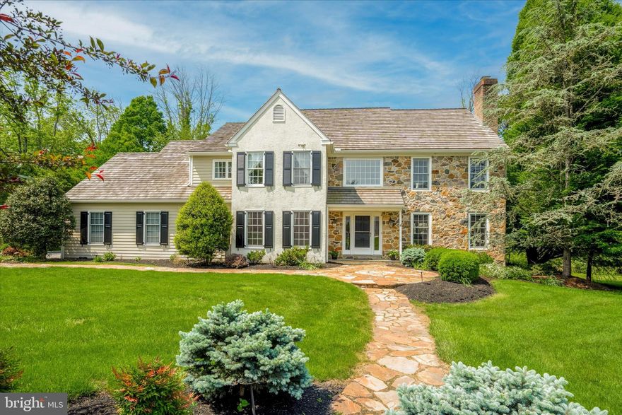 It is my pleasure to present this beautiful home in the highly desirable Avonwood neighborhood in Tredyffrin-Easttown school district.  This home has it all inside and out!  It is has 5 spacious bedrooms, a spectacular outdoor patio, a fully finished basement and is located on a cul de sac.  The lot is one of the best lots in the neighborhood with a flat yard and a grass common area on the right of the home.  The exterior of the home is stunning with professional landscaping, hardscape and a new cedar shake roof.  As you enter into the 2 story foyer of the home you immediately notice the abundance of natural light and the hardwood throughout the entire home.  To your left is an extra large dining room that flows nicely into the well designed kitchen with inlay cabinets, a large wine fridge, beverage drawers, granite countertops and all stainless steel appliances.  To the right of the foyer is the living room with a wood burning fireplace.  The back of the home consists of a private office,  an expansive family room with a wood burning stone fireplace, a wall of sliding doors and custom built ins.  The main floor is complete with a mudroom with cubbies, laundry room and two powder rooms.  The second floor consists of 5 generously sized bedrooms, 3 full bathrooms - the primary bath, the hall bath and a princess suite.  Off of the fifth bedroom there is an extra office/bonus area, can also be converted to a 4th full bath upstairs.  The basement is fully finished with a large recreation area, a gym, a bathroom and still plenty of storage.  The patio is a beautiful feature of this home with a pergola, a fireplace and plenty of privacy from mature trees.  It is the perfect spot for morning coffee or entertaining because of how nicely it flows from the family room and kitchen area.  The 2 car garage is oversized with extra storage, a side entrance and new garage doors.  The home also boasts a new generator installed in 2021.  This home is conveniently located near all major highways, train station, King of Prussia town center, the mall, Trader Joes, Whole Foods, Wegman's, Lifetime Fitness, PA Farmer's Market and downtown Wayne.  You do not want to miss this fabulous home!  Showing start Thursday at the Open House 1:00pm-3:00pm.