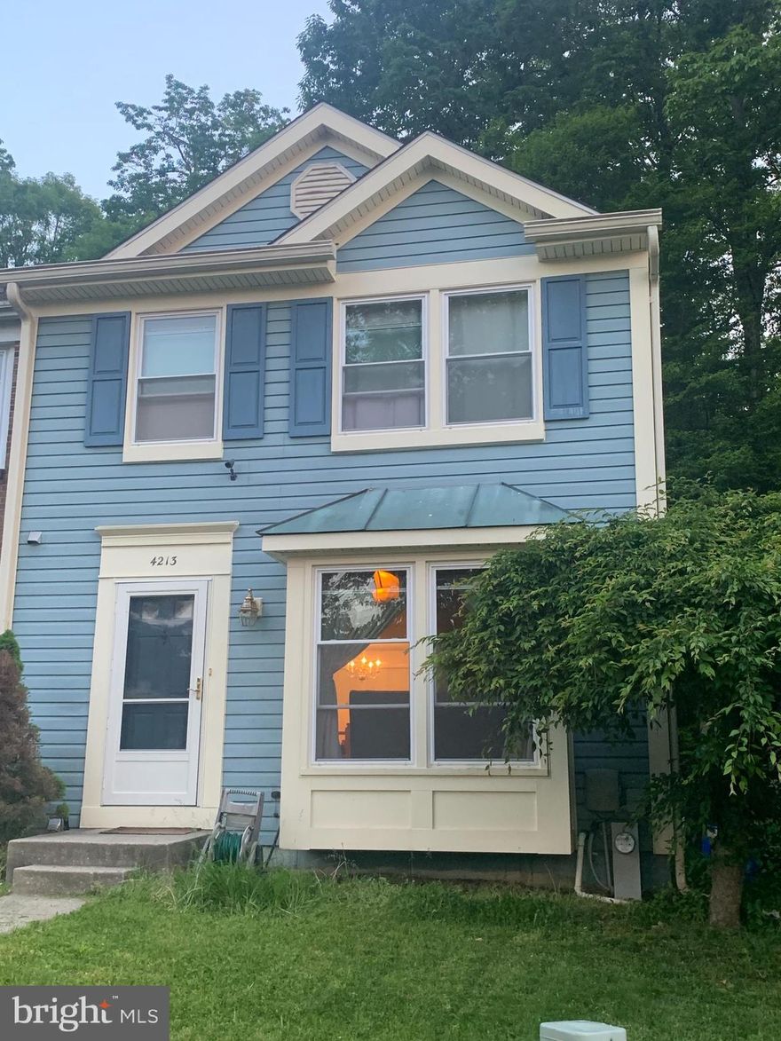 PROPERTY AVAILABLE AUGUST 1, 2021, NO PETS ALLOWED. Beautiful end unit, featuring 3 bedrooms,  2 full bathrooms, 2 half bathrooms, French doors leading to a private deck  where you can enjoy your outdoor family entertainment! Beautiful hardwood floors on main level, spacious sun-lit living room, updated kitchen with granite counters and space for breakfast area. This home is located close to Fairland Rec Park, Trails, routes to commute to Baltimore and DC area, shopping areas in close proximity and schools nearby! Don't miss this opportunity!