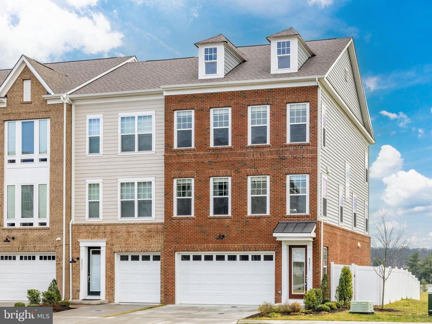 NO SIGN ON PROPERTY...
Welcome Home to this nearly new 3 bedroom/3.5 bath luxury 2-car garage END UNIT townhome in the Woodlands section of Goose Creek. An impressive open floor plan creates an abundance of space on all three levels .With nearly 2700 finished sq ft, this home is sure to please the pickiest of tenants! The main level open floor plan features a stunning Chef's kitchen complete with a huge Quartz center island as well as Stainless gourmet appliances, ceramic backsplash and Shaker style cabinets.  A huge family room is great for entertaining as well as providing space for children's activities. You will also find a large dining area which can easily seat 10 people. A cozy desk area nook is the perfect place to catch up on paperwork. Upstairs, the spacious Primary retreat is a wonderful place to relax.  A walk-in closet allow plenty of space for all of your personal items. The luxurious owner's bath boasts a large huge walk-in shower and double sinks. There are also two additional bedrooms and a full bath on this level. A large laundry area with shelving completes this floor. The lower level has a spacious rec room that walks out to a large fenced in backyard complete with a patio area. You can also find a third full bathroom on this floor. This unit is on one of the most private lots in the community and boasts gorgeous views of  common area.  Woodlands at Goose Creek offers a luxurious and peaceful retreat within minutes of historic Leesburg, VA and walking distance to the Village at Leesburg which includes Wegmans Grocery Store as well as many shops and restaurants. 
APPLY ONLINE @ RicheyPM.com *$60/applicant *REALTORS NEED TO KNOW: Please allow us a minimum of 48 hrs to process and present the application to the landlord *Please allow a minimum 2 day gap between the lease signing and the lease start date/move in *Email/Text listing agent w/questions.