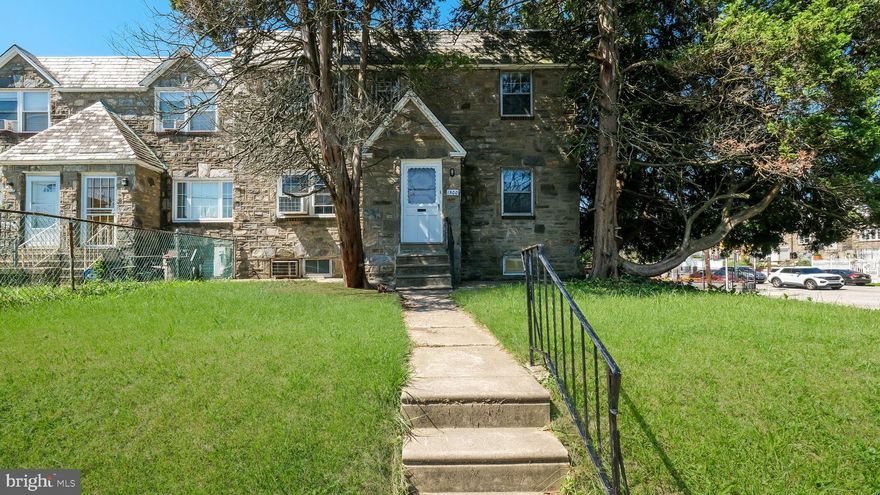 1500 Hellerman Street is a spacious corner property located in the desirable 5 Points section between Bustleton and Castor Avenues. This home is one of the largest in the 19149 zip code. It offers a total of 4 bedrooms and 2.5 bathrooms. Three bedrooms are located on the second floor, including a master bedroom with its own private bathroom featuring a shower. A hallway bathroom serves the other two bedrooms on this level.  The lower level is finished with drop ceilings and includes an additional bedroom and bathroom. The bathroom fixtures on the lower level have been removed. The home is equipped with a recently replaced Crown Boiler, known for its quality and reliability. The lower level also has a private entrance and was used for many years as a doctor's office.