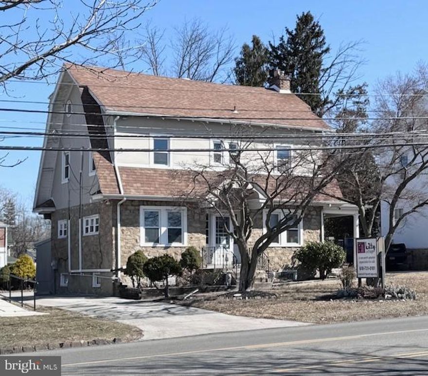 SALE: $435,000.00 


The property consists of a 9,000 SF lot (±0.206 acres) with public water and sewer

Freestanding, 3-story retail/commercial building totaling 2,888 SF, excluding unfinished basement

The site is served by public transportation, with a SEPTA bus stop located near the property, offering convenient access for customers and employees. This property is well-suited for an owner-user or investor seeking a high-visibility commercial location