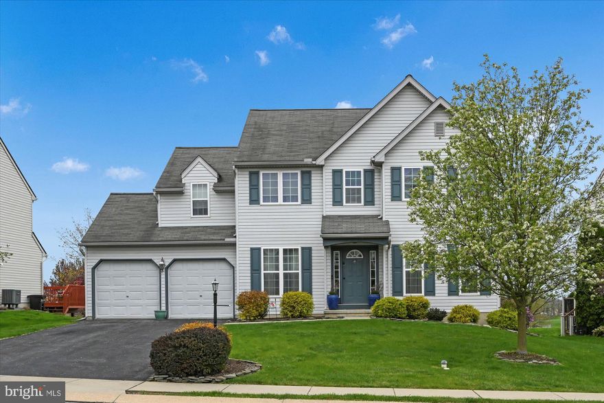 Welcome Home to the highly sought after neighborhood, Apple Croft in Lampeter Strasburg School district 
This home has been lovingly maintained and cared for. It is ready for you to move into and start making great memories of your own.
Beautiful family room in the finished basement, egress window,  natural gas heat. 2-Car garage and beautiful outside deck and patio great for enjoying stunning farmland views. Take a look at the great photos and floor plan and schedule your showing today.