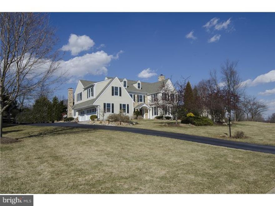 Welcome to this fabulous and spacious 5 Bedroom, 4/2-Bath home in the renowned Tredyffrin Eastown School District.  The two-story entry leads to the fireside Living room, Den and Dining Room.  The richly detailed moldings, high ceilings and natural light add to the beauty of these rooms.  The eat-in Granite Kitchen with a six-burner stove and new ovens has access to the rear yard with patio, beautiful stone walls, wisteria covered pergola and heated pool with spa. The kitchen flows effortlessly into the Great Room with its wall of built-ins, high ceiing and wood-burning fireplace.  The second floor boasts a fantastic Master Bedroom suite with sitting room, walk-in closet and lavish marble bath.  There are four additional bedrooms, one en-suite, and a hall bath.  The back staircase leads down to the Mudroom with closet and built-ins, Laundry Room, Kitchen and Great Room. The completely finished Lower Level has a Family Room with fireplace, Game Room with Wet Bar and Powder Room, play and study areas, bedroom and full bath.  This home backs up to neighborhood's Open Space with its walking paths and tennis court.  The original owners have lovingly maintained this well appointed home which is perfect for formal and casual, modern day living.  Located near all major routes, King of Prussia, parks and shopping.
