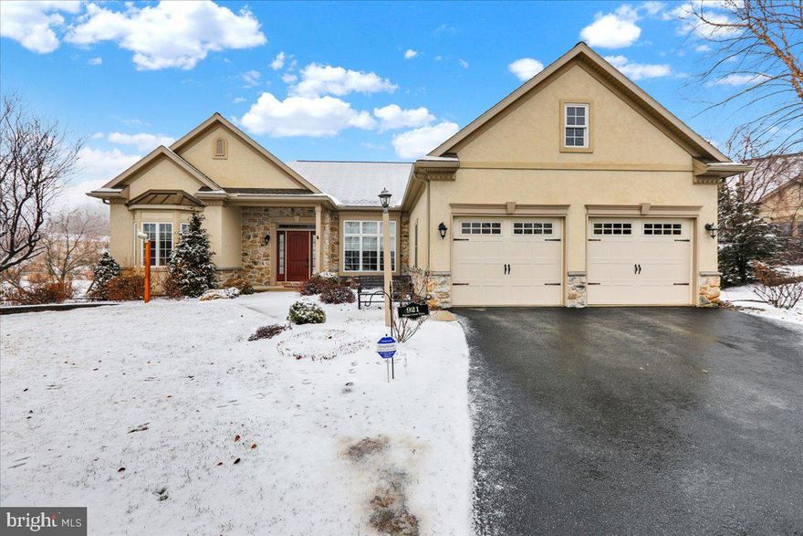 Nestled in the Briar Lake community is this charming three-bedroom rancher that offers the ultimate in one-floor living  in this 55+ community.  Set on a spacious .59-acre lot on a peaceful cul-de-sac, this property provides both privacy and convenience. As you step inside, you'll be greeted by the desirable open floor plan that features high ceilings and an inviting ambiance. The spacious living room showcases a charming gas fireplace, perfect for cozy evenings with friends and family. The dining room, enhanced by a sophisticated tray ceiling, is ideal for entertaining and hosting gatherings. Experience the joy of cooking in the beautifully designed granite kitchen, which comes fully equipped with all appliances, ample cabinetry, a pantry, and a convenient breakfast area for casual dining. A dedicated office space offers the perfect spot for remote work or hobbies, while the main floor also boasts 3 carpeted bedrooms, laundry room and two full baths. Step outside onto the expansive Trex deck, which overlooks your tranquil backyard—a perfect setting for enjoying your morning coffee or evening sunsets. Residents of Briar Lake enjoy exclusive access to a variety of amenities, including a clubhouse and picturesque walking trails around the serene lake. Whether you prefer engaging in social activities or simply appreciating the natural beauty of your surroundings, this community has it all.  Call today to schedule a private showing.