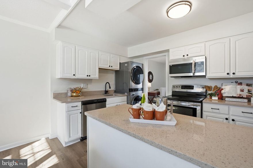 Beautifully updated ground-level 3BR / 2BA condo offering 1,302 sq ft of single-level living. This home is currently undergoing renovations and will feature all-new flooring, fresh paint throughout, fully renovated bathrooms, new countertops, and stainless steel appliances.

The spacious layout offers comfortable living and dining areas, a refreshed kitchen with modern finishes, and a private ground-floor patio ideal for relaxing or entertaining. All three bedrooms are generously sized, and the washer and dryer convey for added convenience.

Community amenities include a pool, assigned parking, and ample guest parking. Convenient to shopping, dining, parks, public transit and major commuter routes. Perfectly positions for commuters and active lifestyles: Minutes to I-66, Route 28, Route 29 & only 11 miles to Washington Dulles International Airport.  An excellent opportunity for a first-time buyer, investor, or downsizer seeking updated, low-maintenance living.

Condo fee includes Water, Security, Parking, trash removal, snow removal, community pool clubhouse and more. 

Renovations expected to be completed within approximately four weeks.