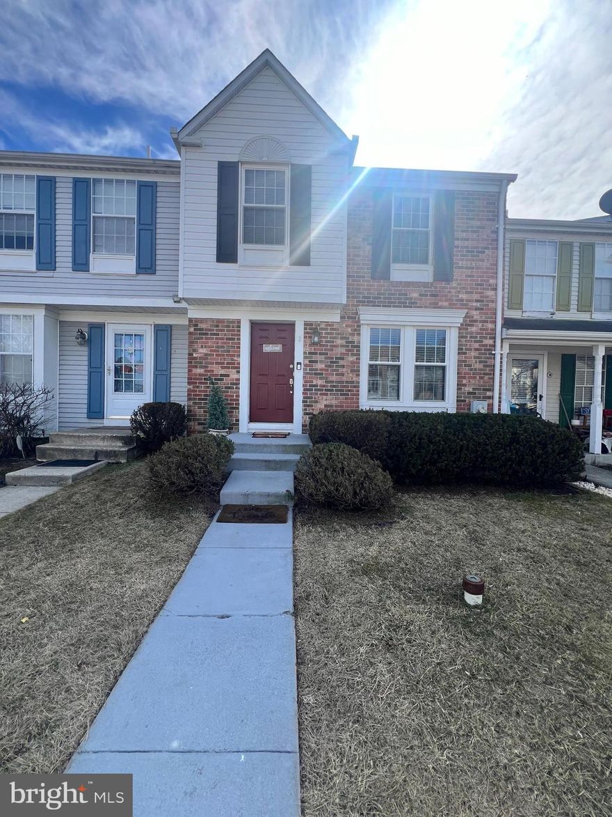 AVAILABLE MAY 3rd. Price Reduced! OPEN HOUSE IS CANCELLED!

I typically reserve words like "cute" and "adorable" for babies, but this townhome is an exception—it’s both! Recently painted, from the moment you step inside you’ll be greeted by an abundance of natural light streaming through oversized windows, highlighting the warmth of the hardwood floors in the living areas and bamboo flooring on the upper level.
The kitchen features sleek vinyl flooring, a stainless-steel appliance package, and a cozy eat-in space perfect for morning coffee or casual meals. A sliding glass door opens to a spacious deck, ideal for outdoor dining or simply soaking up the sunshine. The private, fully fenced yard provides a peaceful retreat.
The finished basement offers even more living space, complete with a charming wood-burning fireplace and a full bath—perfect for home office, game room or relaxing den. (NOTE: Basement cannot be used as a bedroom because there is no proper egress).
This townhome combines comfort, style, and practicality, making it a wonderful place to call home!
Community Pool & Clubhouse included in the rent.
Convenient to Routes 695, 95, 40, & 29.  Light rail is nearby as well as UMBC & Towson University (15 min away). Owner says all size dogs allowed on a case-by-case basis.
We are looking for: $75,000+ annual salary, 620+ credit scores, 5-years of or work and rental history, credit and background check.