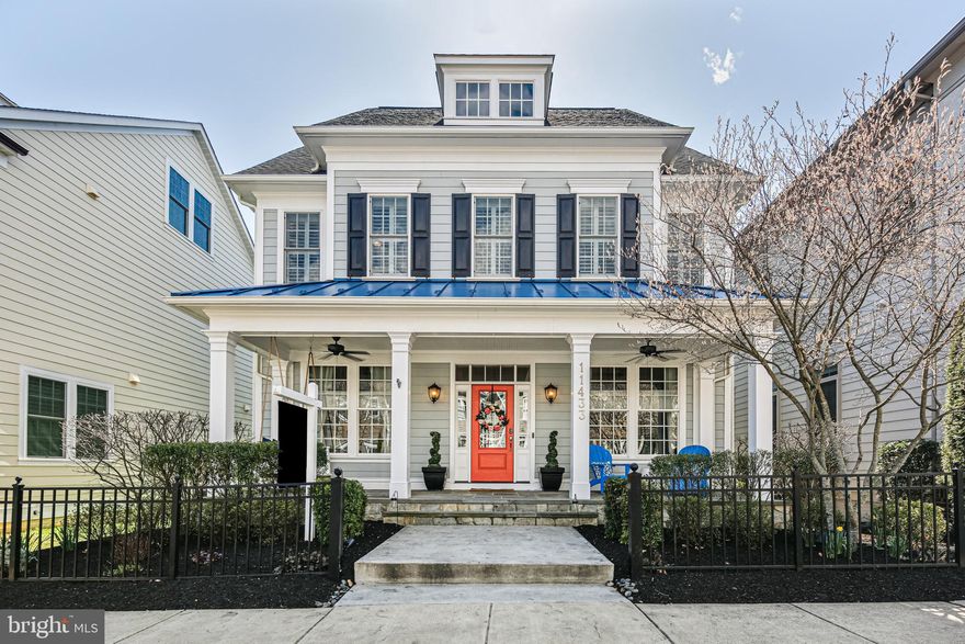 Welcome to this stunning upgraded home in the heart of Maple Lawn's Midtown West where modern elegance meets timeless charm at every turn. From the moment you step through the grand entrance, you're enveloped in an atmosphere of sophistication and luxury. Custom-designed  interior trim beckons you to explore further, hinting at the craftsmanship and attention to detail found throughout the home. The heart of this upgraded home is the gourmet kitchen, a chef's delight featuring an abundance of counter space, huge walk-in pantry, granite countertops, stainless steel appliances, custom cabinetry, and a spacious island with bar seating create a perfect blend of style and functionality. The butler's pantry leads to an oversized dining room perfect for gatherings. Adjacent to the kitchen, the open-concept family room offers an ideal space for relaxation and entertainment. Oversized windows flood the room with natural light, while a cozy fireplace invites you to unwind on chilly evenings. Beautiful built-in custom cabinetry complete this fabulous space.  A private den/office and living room allow for an abundance of space on the main level. Upstairs, the primary suite is a sanctuary of luxury, boasting a spacious bedroom, two walk-in closets and a spa-like ensuite bath. Pamper yourself in the oversized soaking tub or unwind in the glass-enclosed shower. Three additional bedrooms can be found on the upper level as well, including one en-suite and a hall bath. The custom laundry room will make laundry a most favorite chore! Heading to the lower level, welcome to the ultimate recreation room, where entertainment and fun collide in an unbelievable space designed for both adults and children alike. Step into a world of excitement and endless possibilities, where every corner is filled with entertainment options and amenities to suit every taste. A fifth bedroom and full bath offer additional space for family or guests. With its endless array of entertainment options and amenities, this recreation room is truly a one-of-a-kind space that promises hours of enjoyment for the whole family.  Whether you're hosting a gathering with friends, enjoying quality time with loved ones, or simply unwinding after a long day, this unbelievable recreation room has something for everyone. Enjoy all of the amenities that Maple Lawn has to offer as well as shopping and dining located with-in the community.