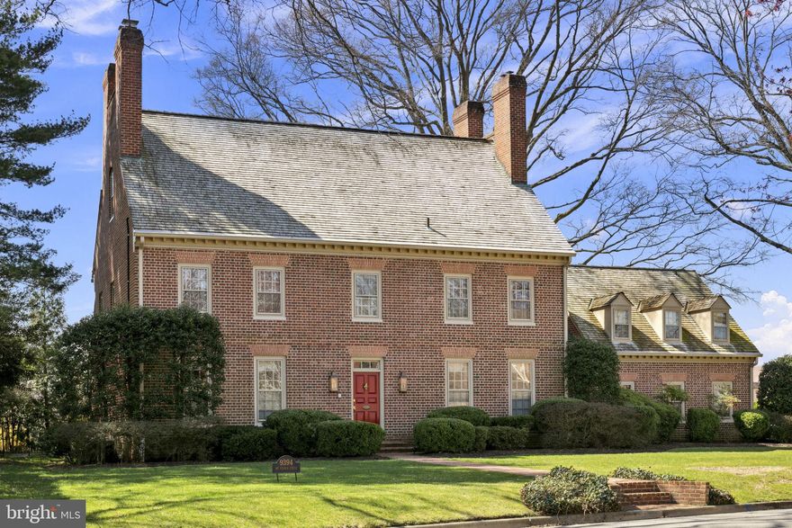 A true masterpiece by legendary builder Eugene Cullinane in Mount Vernon on the Potomac, the area's premier waterfront community. The home which is widely believed to be the builder's most impressive example combined a classic Colonial front elevation with a truly stunning rear elevation featuring multi-level glass wall and soaring high ceilings which provides a light and bright feeling throughout. The custom home features over 7,000 sq ft across 4 finished levels. River views from upper levels. Flexible bedroom options with two suites, one spans the entire fourth level with incredible elevated views, luxurious high end updated bath, and multiple large closets. Secondary suite features updated bath and sitting room/den with fireplace. Could be ideal for in-law suite, au pair, etc! Other features include: custom brick exterior and trim which Cullinane is noted for, 5 Bedrooms plus additional guest room in basement, updated Kitchen with "Rutt" cabinetry, matching granite countertops, and high-end appliances, 6 fireplaces, several potential home office locations, walk out lower-level features family room with hardwoods and high ceilings, theatre room, guest room, wet bar, fireplace and large storage room. Ample parking provided by oversized side load two car garage. Just steps from the communities fabled amenities including scenic waterfront park that is the setting for many neighborhood gatherings. Recently replaced floating docks (slips with power and water), boat/kayak launch, tennis/pickleball courts, playground, and pond surrounded by open space. Incredibly convenient to everything via the scenic GW Parkway including Old Town, DCA airport, and all Washington DC has to offer. This one of a kind property offers the best of all worlds, classic Colonial combined with striking open and bright interior in premier river view setting.