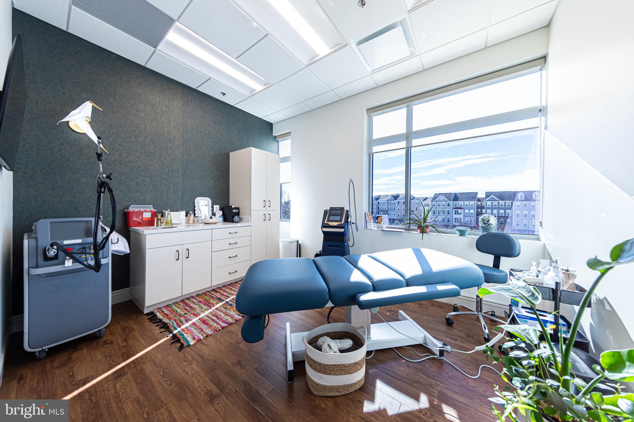 PROPERTY HIGHLIGHTS
This is a rare opportunity to operate in a polished, fully equipped
clinical setting without the overhead of a long-term lease.
Ideal for aesthetician, psychologist, medical practice, massage
therapist
Base rent is $32 psf
Estimated NNN expenses are $9 psf
1,518 sf
Shared space $289/ month
shared kitchen - 117sf
shared bathroom - 52 sf
Sublease terminates on 10/31/2034
ADDITIONAL DETAILS
Modern, thoughtfully designed suite
3 private exam/therapy rooms, each with:
-Sink and built-in cabinetry
-Comfortable treatment bed (ideal for massage or esthetics)
-Built-in TV with internet access
-Inviting reception area
-Stylish kitchenette and private bathroom
Included for an additional fee:
-furniture, wall art, and custom fixtures
Fully equipped onsite lab with:
-Medical-grade refrigerator
-Sterilizer/autoclave
-Blanket warmer
Optional Device Rental for Qualified Aesthetic Providers:
-Sciton Joule with Halo C BBL
-Sylfirm X (RF microneedling)
-Exceed Microneedling Pen
-HydraFacial
-Candela GentleMax Pro (Alex, Nd:YAG C vascular handpiece)
-Nitrous oxide sedation module
-VISIA Skin Analysis System