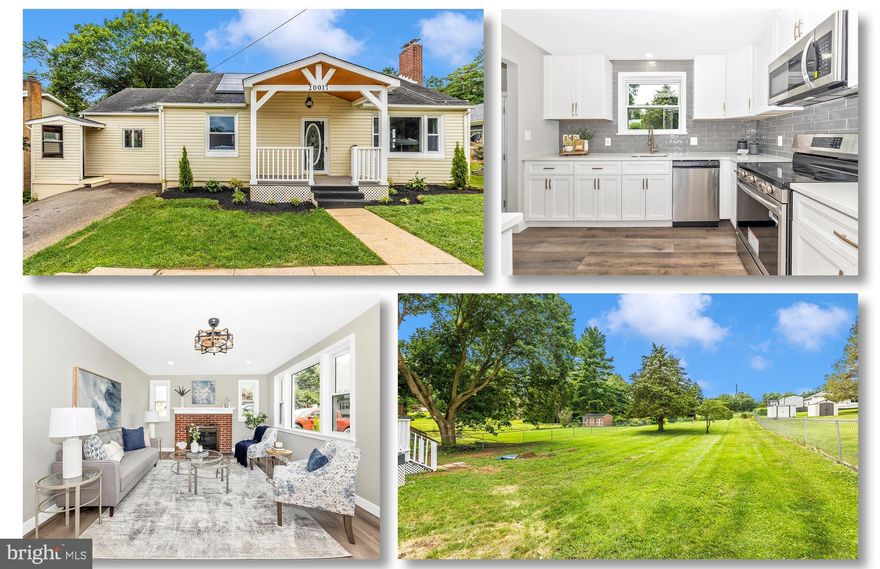 Fully paid-off solar, no HOA, updated throughout,  large backyard - make this single-family home a rare find. Enjoy energy savings, space to spread out, and the freedom to live without extra restrictions — all in a move-in-ready home that has been thoughtfully renovated from top to bottom.

Inside, the bright family room welcomes you with great natural light, new flooring, and a cozy fireplace that creates an inviting everyday living space. The kitchen has been completely updated with brand-new cabinetry, countertops, stainless steel appliances, and a modern tile backsplash, making it both functional and stylish. The bathroom has also been fully renovated with a new vanity, toilet, and a beautifully tiled tub and shower with a built-in shelf.

All three bedrooms are freshly painted and feature new light fixtures with built-in ceiling fans. Major upgrades include a brand-new HVAC system and water heater (2025), a French drain, updated lighting throughout, and fresh front-yard landscaping.

Step outside to a freshly stained deck overlooking a fully fenced yard, perfect for entertaining, pets, or relaxing outdoors. The unfinished basement has painted floors, walls, and ceiling and includes a brand-new washer and dryer, offering clean, usable space for storage or future finishing. A built-in shed beneath the home adds even more storage.

With solar panels fully paid off, there is no lease or loan to assume — just immediate energy savings for the next owner. Located just minutes from major highways, shopping, dining, and everything Hagerstown has to offer, this home delivers comfort, convenience, and long-term value with room to grow.