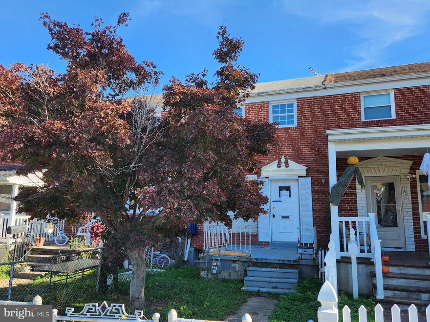 Offer Deadline - 11/4/2024 at 11:59pm. Porch front townhome in Dundalk conveniently located in West Inverness. Enjoy the nearby waterfront park & recreation center with a community boat ramp & recreation fields. Enter the front door & see a traditional floor plan with a spacious living room, formal dining room, & galley kitchen. Upstairs are two bedrooms & one bath. There is convenient off street parking with a rear carport. Great opportunity for home ownership & future equity in West Inverness! *This home is not listed for rent! Any rental info for this home is fraud*