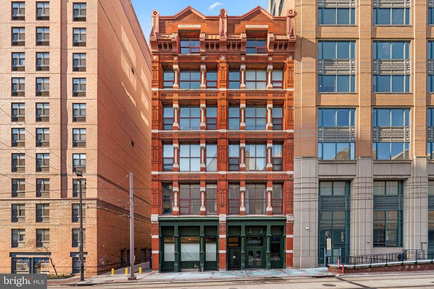 Step into this very unique downtown 2-bedroom,  2-bathroom condo with a cool, urban vibe and an airy open-concept floorplan. Soaring 14-foot ceilings and tall windows flood the space with natural light, highlighting bamboo floors throughout. The modern kitchen features stainless steel appliances and granite countertops, with the gas stove, microwave, dishwasher, waste compactor, garbage disposal, and faucet all replaced within the past five years.  Adding to the home's convenience is a dedicated in-unit laundry room, providing private storage and ease of living.


Major updates provide peace of mind, including a brand-new 3-ton heat pump installed September 2025 using R-454b refrigerant and backed by a one-year warranty, plus a 50-gallon electric water heater installed September 2021. Enjoy the comfort and security of a secure building with coded access to entrances, elevators, and stairwells.


Perfectly located near the light rail, UMD, and everything Baltimore has to offer—dining, shopping, and entertainment—this condo blends style, convenience, and modern living in one exceptional home. Mortgage savings may be available for buyers of this listing.