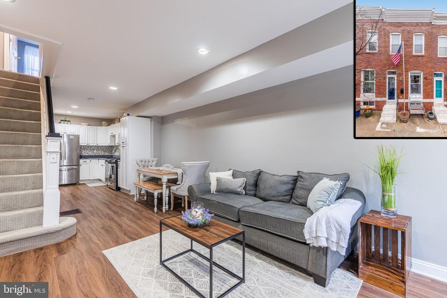 OPEN HOUSE SATURDAY 2/6, Noon-2:00.  Must See Home features 2 Bed/2 Full Bath Upstairs, Parking Pad and Main Floor Half Bath/Laundry Room.  Recent Updates include NEW Roof 2020, NEW A/C 2018, NEW Hardwoods 2020, New Front Door/Storm Door 2018,  New Back Door 2019.  Updated Kitchen and Appliances.   Finished Basement has a Large Rec Room or possible Third Bedroom.   Great Block!