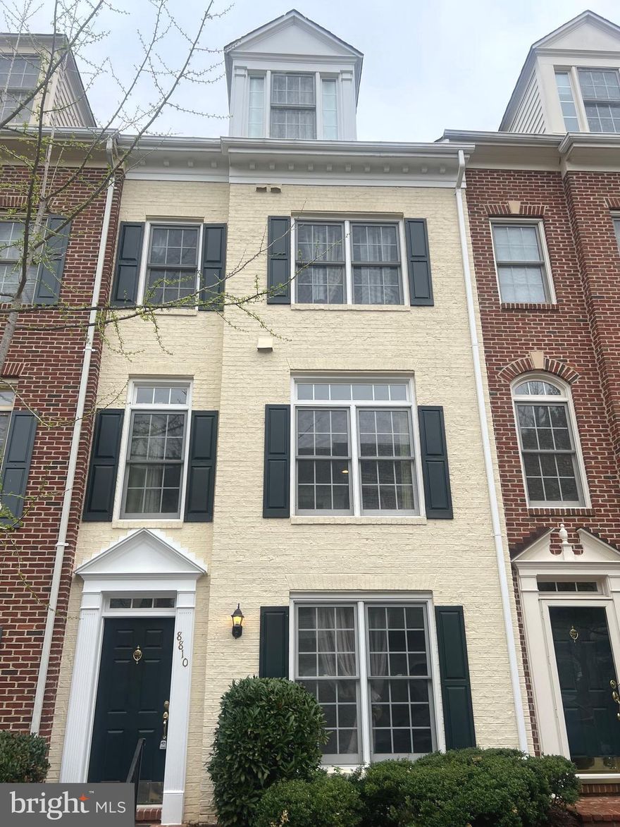 Major Renovations , New paint Throughout, New carpet and New Hardwood on staircases , Vacant, Clean and in top shape, this better than new luxury townhouse can be your future home! Upgraded-deluxe kitchen with newer appliances and an extra large wooden cabinets leading to rear deck. Newer hardwood floor on the 1st and second floor.  This 4 level home has a two car garage, lovely deck, large open formal dining room and living room with a gas fireplace and built-in bookcase. The top floor has a large master bedroom with a full bath, bay windows and vaulted ceilings. Enjoy your second master bedroom with a nice large closet and beautiful full bathroom. Enjoy the community pool, exercise room, community center and party room. HOA includes Pool, exercise room, community center, party room, trash and more! Walk to the metro station, Walmart, restaurants and many other shops. Less than 5 minutes drive to Tysons corner mall, 495, Toll Road, Route 7, 123 and more.