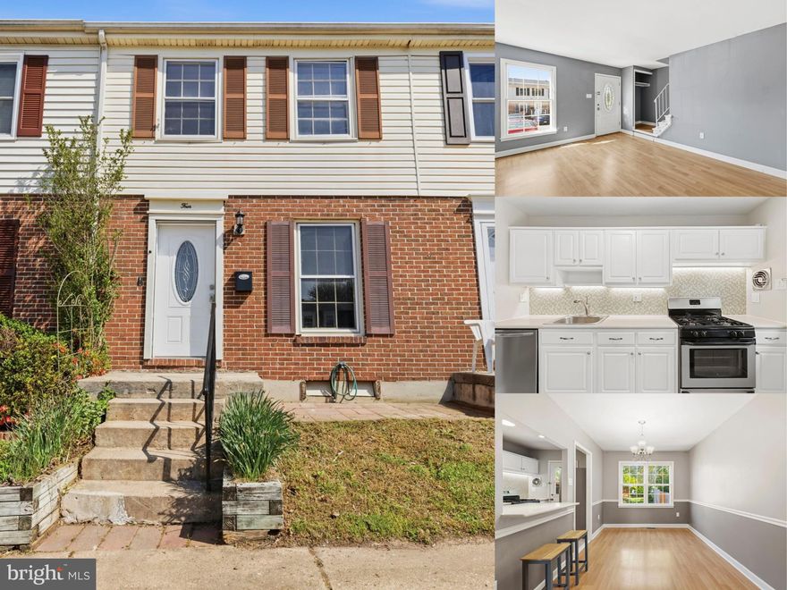 3-bedroom, 1.5-bath colonial townhome in Belmont Condos with a partially finished basement, private rear patio, and a flexible three-level layout that adds everyday versatility. Laminate flooring runs through the living room, dining room, and two bedrooms, creating a clean, cohesive feel, while the kitchen features white cabinetry, stainless steel appliances, and durable flooring for bright, functional appeal. Upstairs, three bedrooms and a full bath with ceramic tile surround offer comfortable bedroom-level living. The partially finished lower level with a half bath adds valuable flex space for a rec room, home office, workout area, or guest retreat. A private rear patio expands the living space outdoors, and Belmont Condos also offers playground areas plus access to a community pool available with membership.