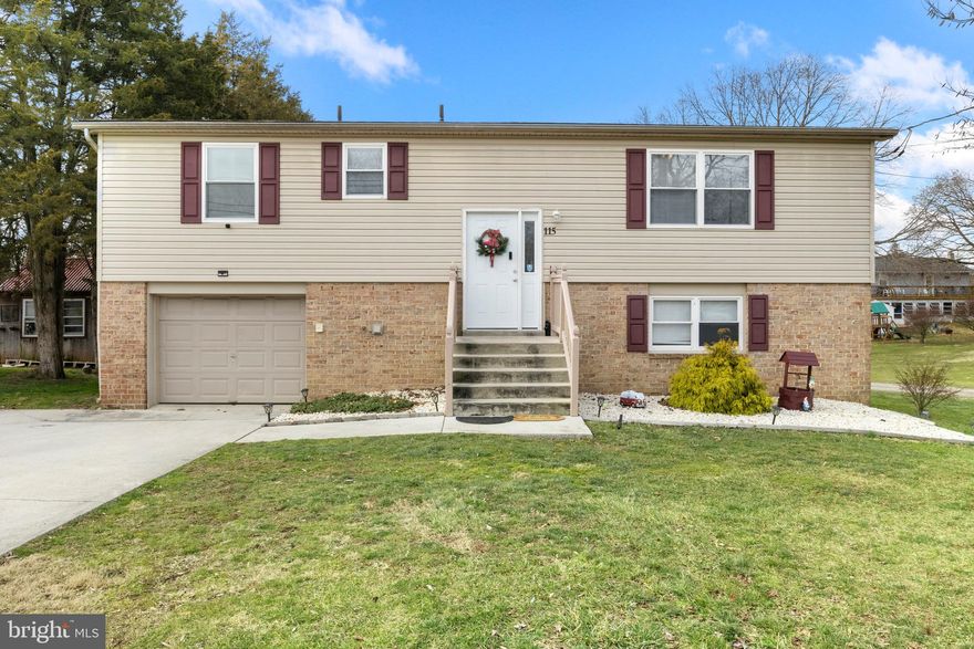 Step into the inviting ambiance of 115 Kohler Mill Rd., where thoughtful design meets comfort. This charming bi-level residence, nestled on a corner lot in the Conewago Valley School District, boasts meticulous landscaping and a spacious garage, setting the stage for a warm welcome. Upon entry, be greeted by the airy elegance of vaulted ceilings in the living room, creating an immediate sense of openness and grandeur. The first floor seamlessly integrates functionality and style, featuring three cozy bedrooms and a well-appointed full bathroom. Transitioning effortlessly from indoor to outdoor living, a quaint balcony adjacent to the kitchen offers the perfect spot for alfresco entertaining. Ascend to the second level to discover a haven of relaxation and leisure, complete with a soaking tub in the second full bathroom and a versatile entertainment room that could easily transform into a fourth bedroom, catering to the dynamic needs of modern living. The fully finished basement presents an ideal retreat, with a convenient laundry room doubling as a practical mudroom entrance from the garage, enhancing the home's functionality with a touch of sophistication