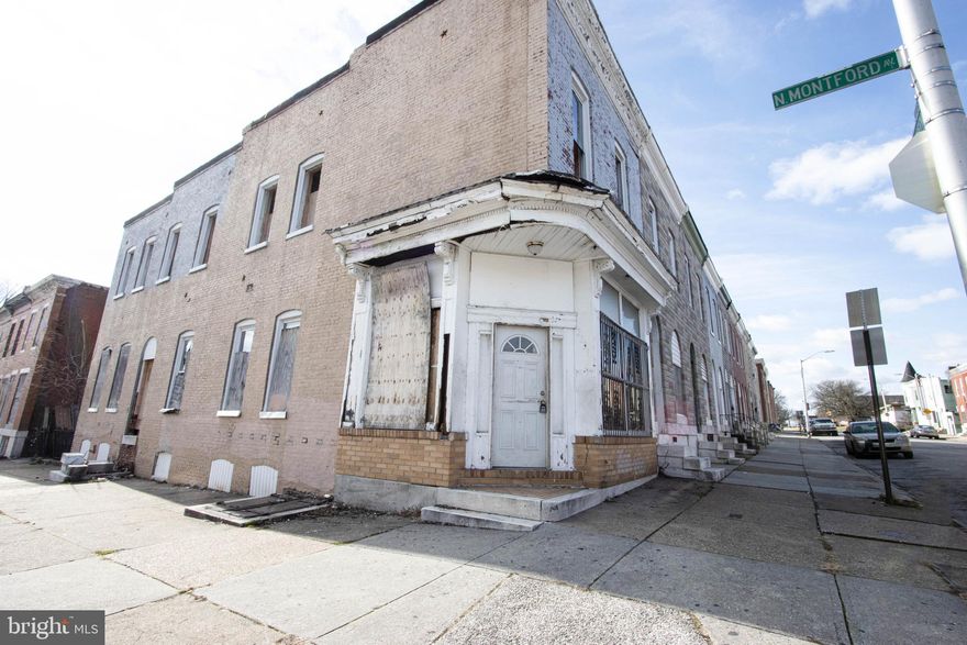 Investor's Alert.  Are you that savvy investor looking for your next property? Look no further this property has been gutted and framed ready for your finishing touches with endless possibilities. Buyer to confirm zoning with Baltimore City. The property is located near John Hopkins, Downtown, and Expressway. A MUST-SEE. WON'T LAST LONG schedule showing today. Bring all offers