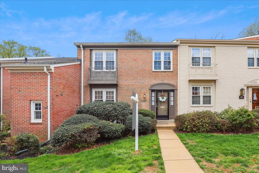 Tucked away in a quiet corner of desirable Westmoreland Square, this adorable 3 Bedroom/2 Full and 2 Half Bath townhome combines charm, comfort, and thoughtful design. The elegant floor plan is filled with natural light thanks to walls of windows in the living room and throughout, highlighting the rich wood flooring that runs throughout the upper levels home.Enjoy the beautifully updated bathrooms with spa-like finishes, and high-quality built-ins that offer both function and style. The spacious kitchen provides ample storage and prep space—perfect for everyday living or entertaining.  Important upgrades or updates include:  Roof (2020), sun tube, upper level bathrooms (2018), microwave (2025), HVAC (2014), custom built-in cabinetry and shelving, contemporary tile flooring in the basement. Step outside to a serene stone patio surrounded by lush landscaping, all backing to a peaceful common area for added privacy. With an assigned parking spot and no through traffic, this hidden gem offers the best of both convenience and tranquility.  Mclean/Longfellow/Haycock school pyramid and super convenient to downtown McLean, Tyson's Corner and Falls Church City.  Minutes from I-66, 495 and 1.5 miles to West Falls Church Metro.