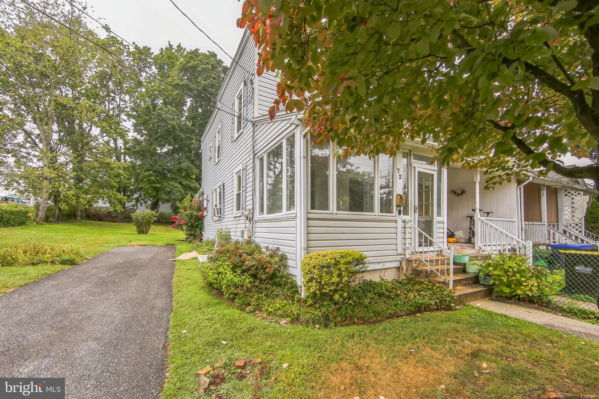 Diamond In the Rough, priced perfectly so you can make it your own. Step on up into the enclosed front porch and right into the living room which flows into the formal dining room. The eat in kitchen features gas cooking and leads to the cozy den. A powder room completes the first floor. Heading upstairs there are 3 bedrooms and a hall bath with shower/tub combo. This home also has an unfinished basement. With it’s wonderful location within the Award Winning T/E School District, no association fees and close to the R-5 train, shopping, dining and major roadways, this house would make a perfect home for just about anyone. So, bring your vision and your dreams and schedule a showing today. This house is being sold in “As-Is” condition. The seller conducted a Home Inspection, report has been uploaded to the listing.