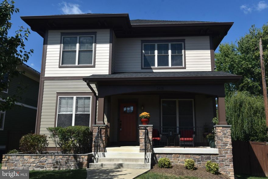 NO Open house on Sunday October 8th from 1:00 to 4:00 PM., WE HAVE A CONTRACT. Great time to buy in slower market, 2.71% Rate FHA 3/1 ARM great option for some, other 3/1 ARMs available with less money down. Interest rates are projected to come down, so Refi later. This gorgeous well priced home, in a neighborhood with spectacular investment potential, nice neighbors, walk-score of 89, bikeable score 88, with private generous flat lot and easy commute is what you have been waiting for.  Take advantage of this great buying opportunity. We still have a housing shortage, so the market will likely get very busy again. We are just suffering from a temporary 30 yr mortgage rate shock.  Other good mortgage options are available.
 Located in the sought-after neighborhood of Alcova Heights, this craftsman style home is bursting with character and modern appeal. The spacious flat yard is ideal for playing, pets, gardening or whatever your heart desires. Homes finishes impart a handsome warm tone perfect for the coming decorating trend of warmer tones, texture, color, wood and imparting a comfortable, sophisticated appeal. Architectural Digest magazines are available at the home for you to peruse the up and coming home decorating trends. This spacious (over 4000 SF), beautifully designed home was built by Troutman Builders with exceptional care and quality. The oversize two car garage is equipped with 220v circuit for electric vehicle charging.  The garage is detached yielding privacy for the front yard and the welcoming front porch.  An especially deep front porch provides aesthetic appeal and a delightful spot to relax. Quality of materials, superb workmanship, attention to detail, with luxurious touches are what you will notice from the time you walk in. The home’s first floor layout has an open-concept design in kitchen, family room, and morning room, with atrium doors to the deck. The open floor plan is designed for entertaining and everyday living centering around the gourmet kitchen that is complete with a designer sink, stainless Jennair appliances, six burner stove, granite countertops, and a large center island for kitchen prep and casual dining. The expansive kitchen and open concept create a wonderful gathering space for the family, with a gas fireplace to cozy up during cold winters. The two additional rooms on the main level provide flexibility in the home’s use. These rooms could be used as living room, dining room, den, office, library, playroom, or other needs you may have. There is also a mudroom and half bath on the main level.  The stairs to the upper and lower level are conveniently located off the family room.  This location also creates a calm comfortable feeling as you enter the home. Upstairs, the primary suite has large walk-in closets, a large luxury bathroom with plenty of light, soaking tub, separate shower and privacy room for the toilet. Three more generous bedrooms, two more full baths and a laundry room are also on this level. One of the additional baths is en suite and the other is en suite and hall Jack & Jill design. The lower level rec room is expansive with high ceilings, room for a large TV viewing area, pool table, and additional gaming area. A bedroom with en suite/hall bath, plus another finished room perfect for a home gym, storage or office are also on this lower. This home is ideally located just blocks from Alcova Heights Park, a 13-acre park featuring playgrounds, hiking paths, and multiple sport courts. Restaurants and grocery stores are nearby and there is very easy access to all major commuter routes including Glebe Road, Columbia Pike, George Mason Drive and Arlington Blvd (Route 50). Close to Amazon's HQ2, the Pentagon and downtown DC. Exceptional home with great lifestyle opportunity.