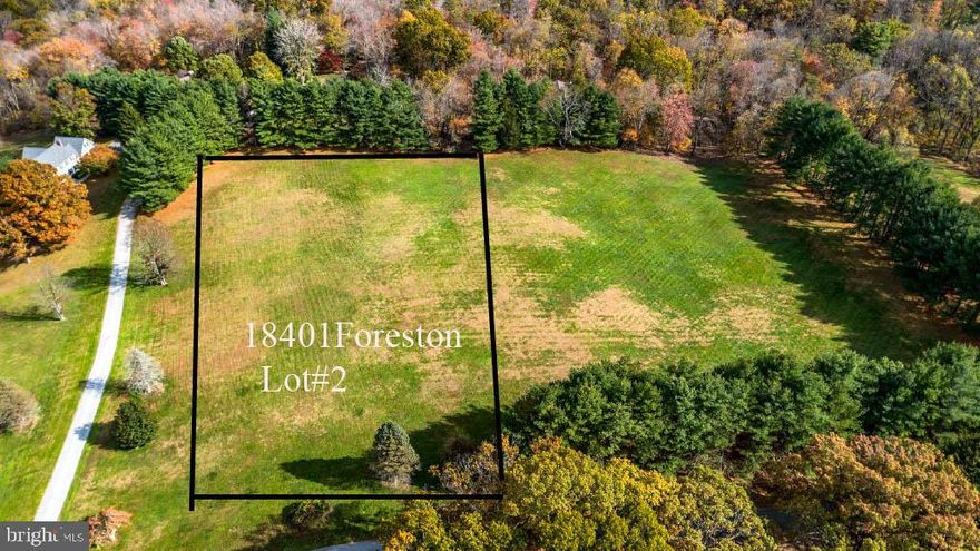 Discover the quiet beauty of Maryland’s Parkton countryside. This is ONE of THREE exceptional  3+ acre lots, nestled near the scenic Pretty Boy Dam. Each gorgeous, flat lot is flanked by mature trees and offers the perfect blend of privacy and open sweeping vistas.  LOT 1-18423 Foreston Rd is to the left of the entrance road of Foreston Ridge Estates. LOT 2- 18401 & LOT 3-18319 Foreston Rd are contiguous (attached). Whether you dream of a country retreat or a year-round residence, each parcel invites your vision. This idyllic setting provides the perfect backdrop for a custom-built home that reflects your unique lifestyle and appreciation for the outdoors. Lot of Record/No well,  Conveniently located near Friendly Farms and I-83 in the HEREFORD SCHOOL ZONE. These lots won't last long. Take a drive to see these lovely lots!
