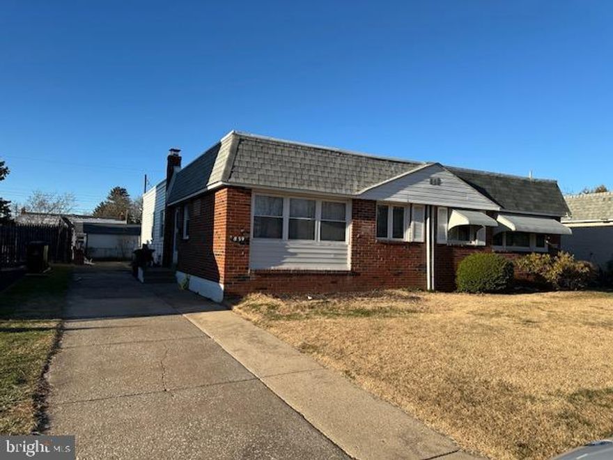 Great opportunity to own a three bedroom, one full bath twin ranch home for a great value. Full basement and large yard with off street parking! Freshly painted. Make your updates and move right in! Buyer responsible for U&O. Property sold "as-is".